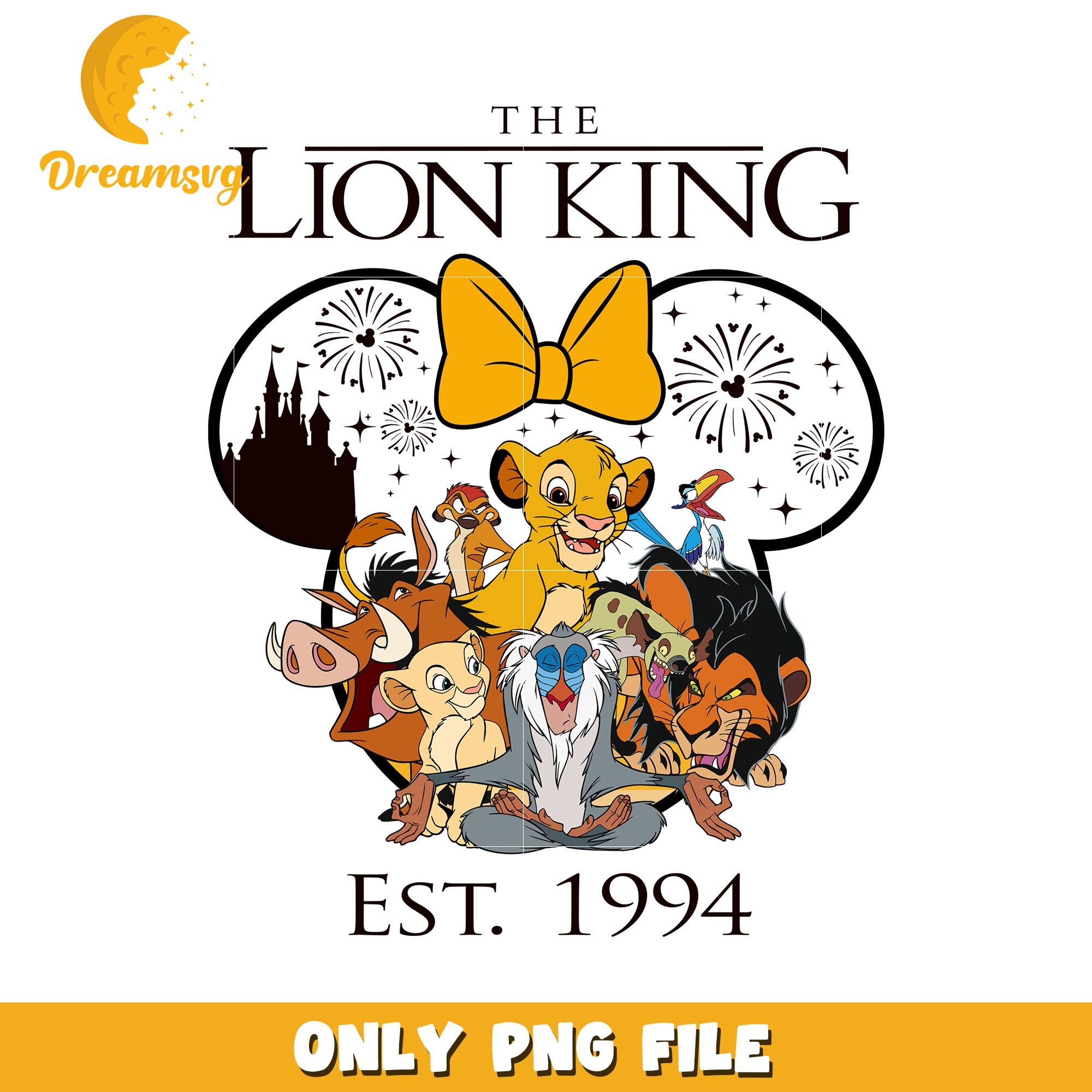 The lion king characters est 1994 png, simba design png, nala design png