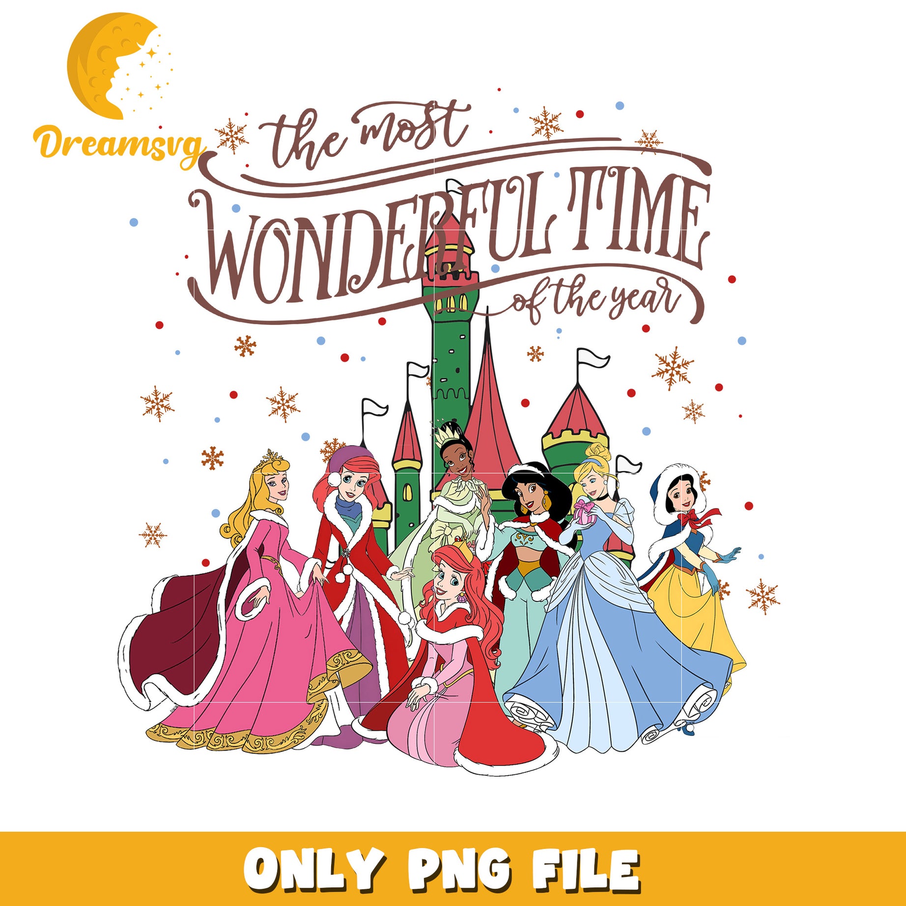 The most wonderful time png, disney png, happy christmas png