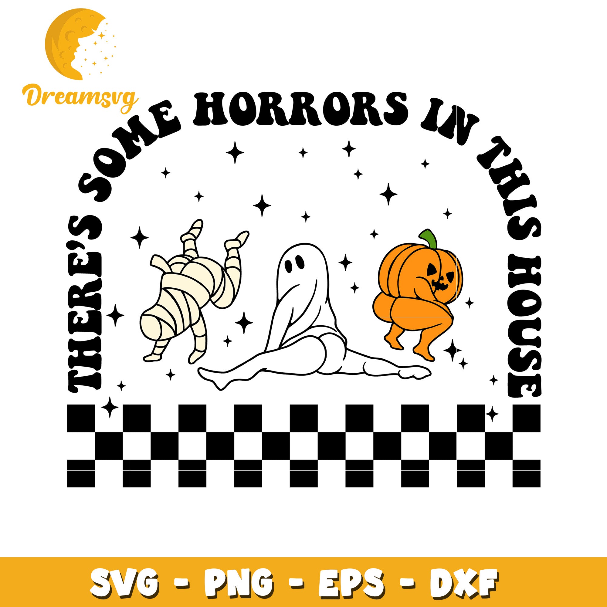 There's some horrors in this house svg, Halloween characters svg