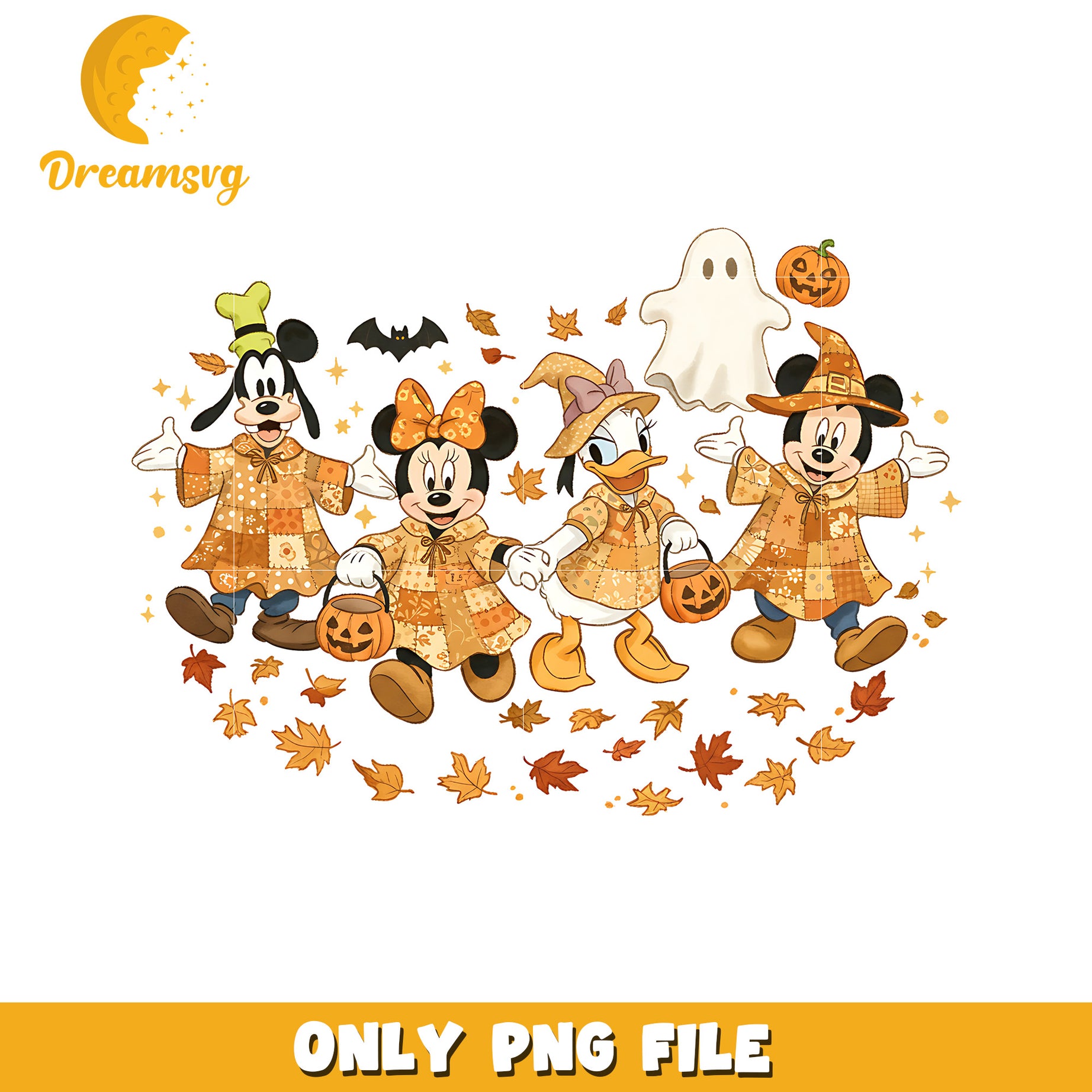 The sensational six mickey and friends png, halloween town png, happy design png