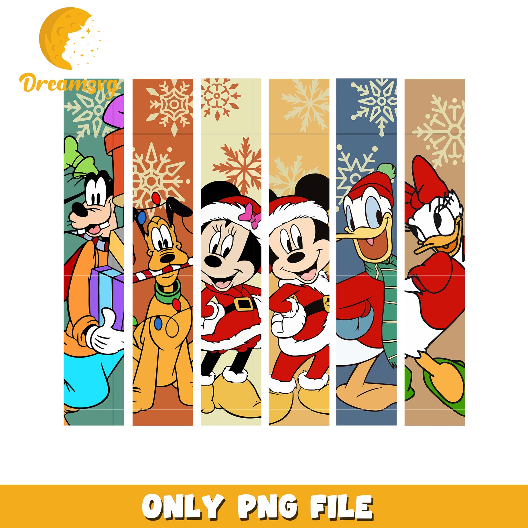 The sensational six png, christmas png, disneyland png