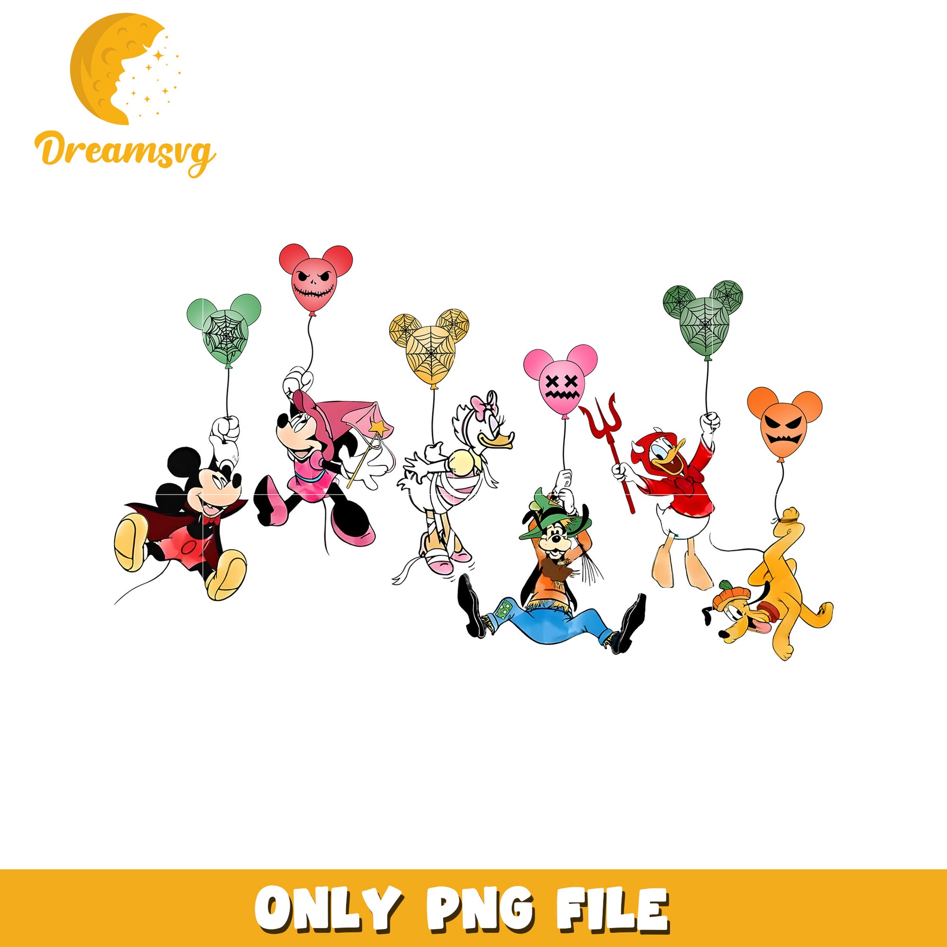 The sensational six png, halloween quotes png, halloween toys png
