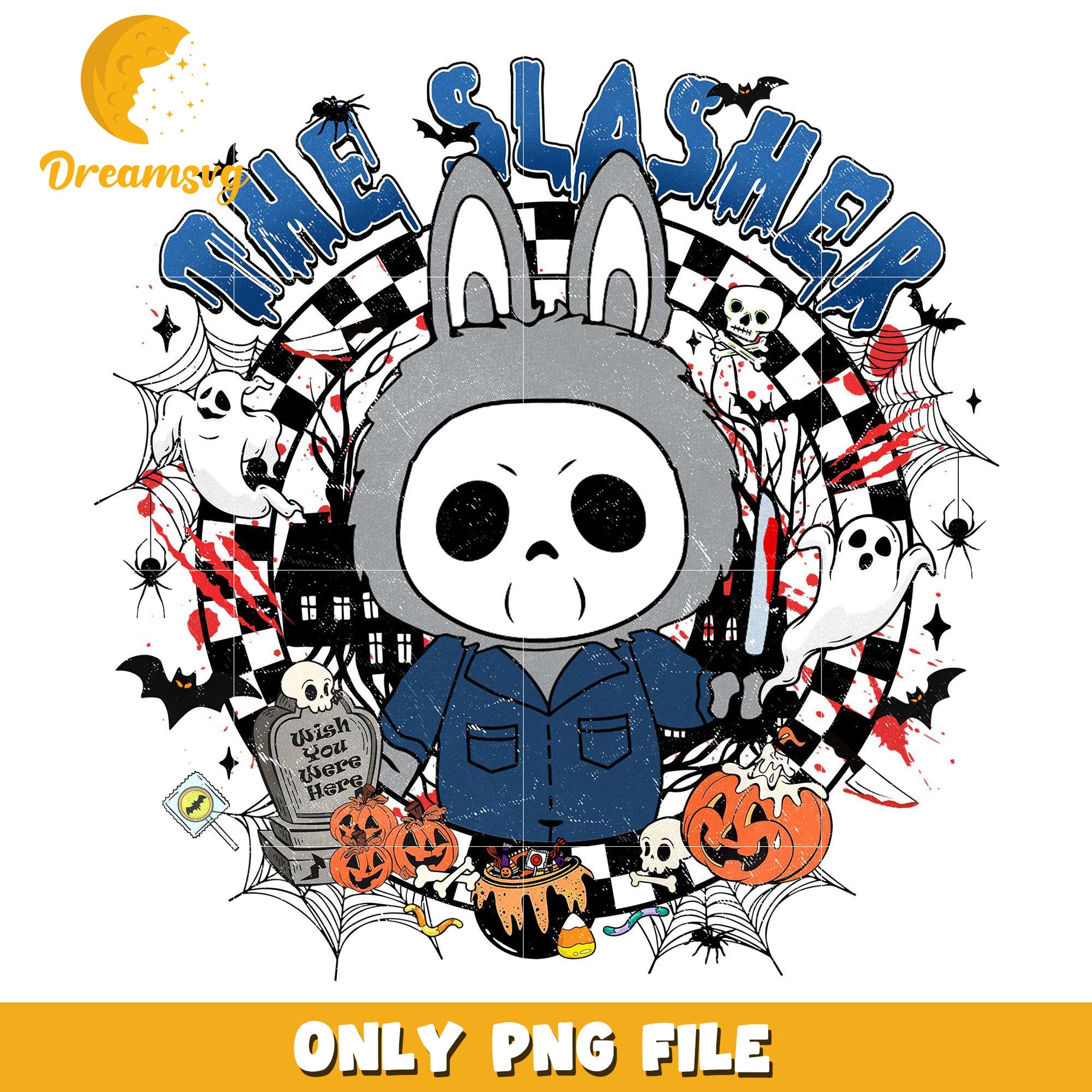 The slasher png, halloween wallpaper​​ png, halloween decorations​ png