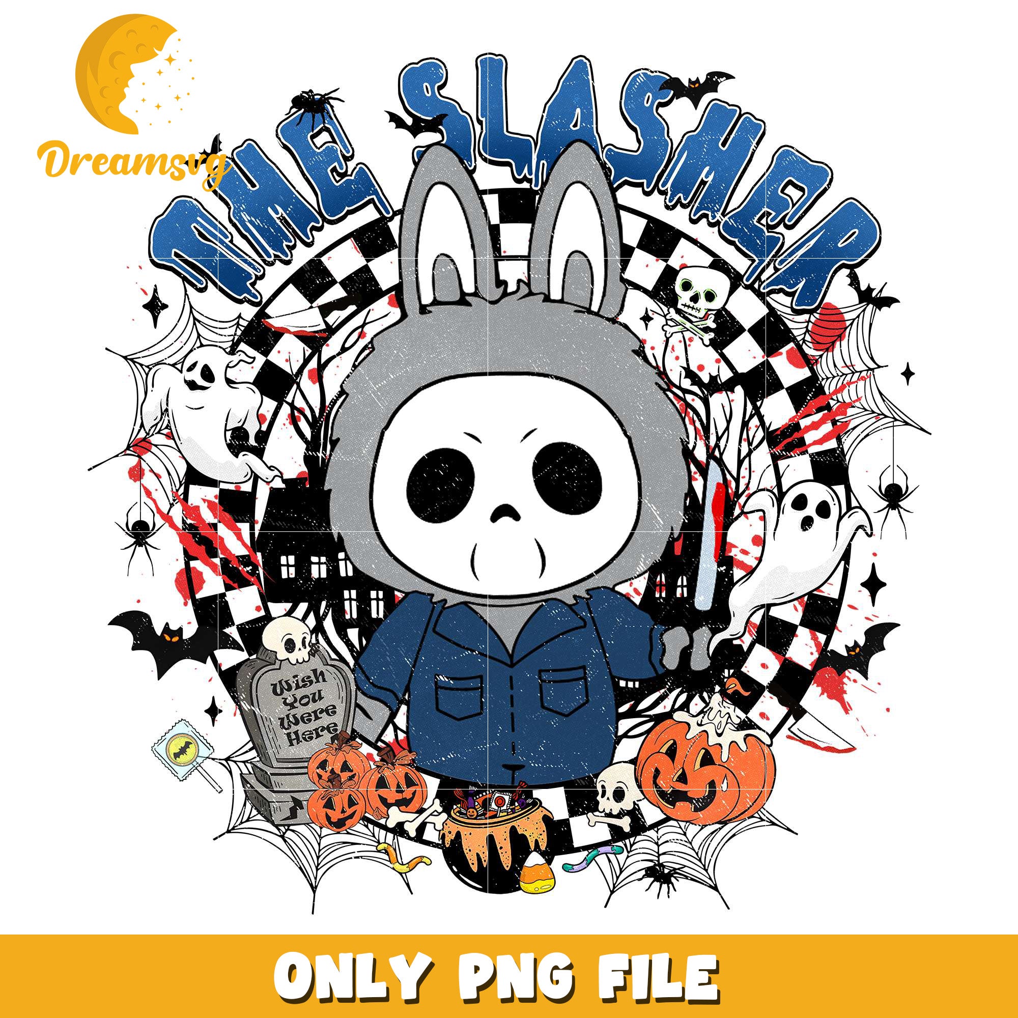 The slasher png, halloween wallpaper​​ png, halloween decorations​ png