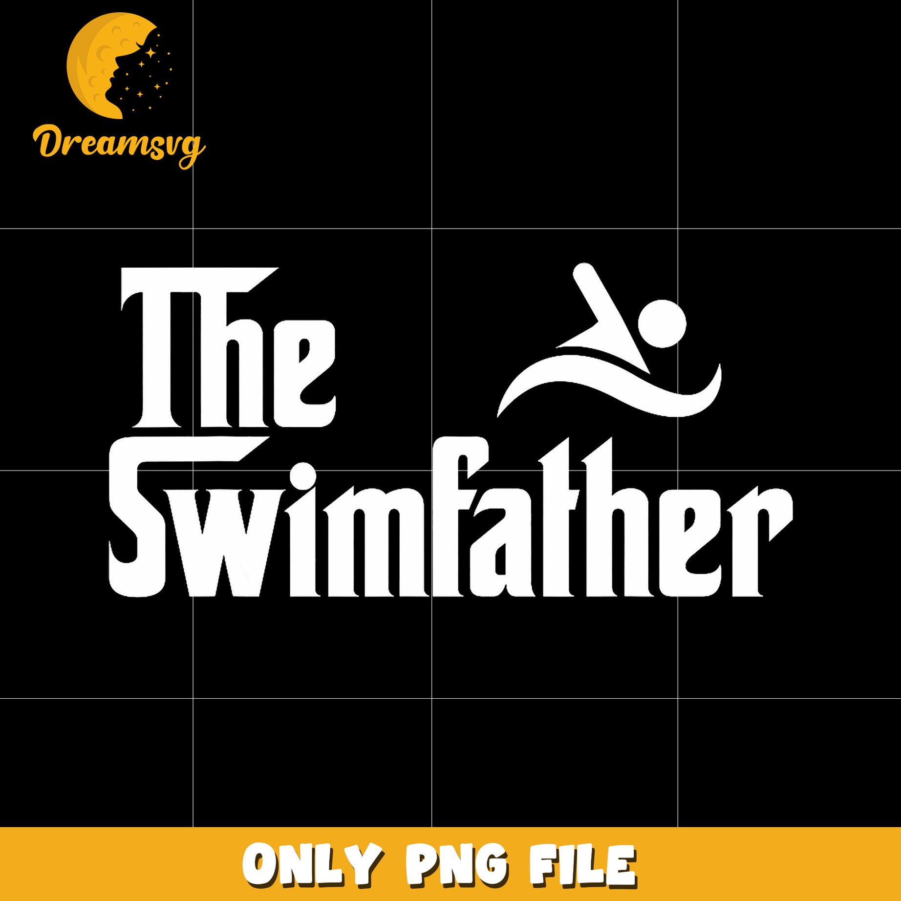The swimfather png, swimming png, healthy dad png