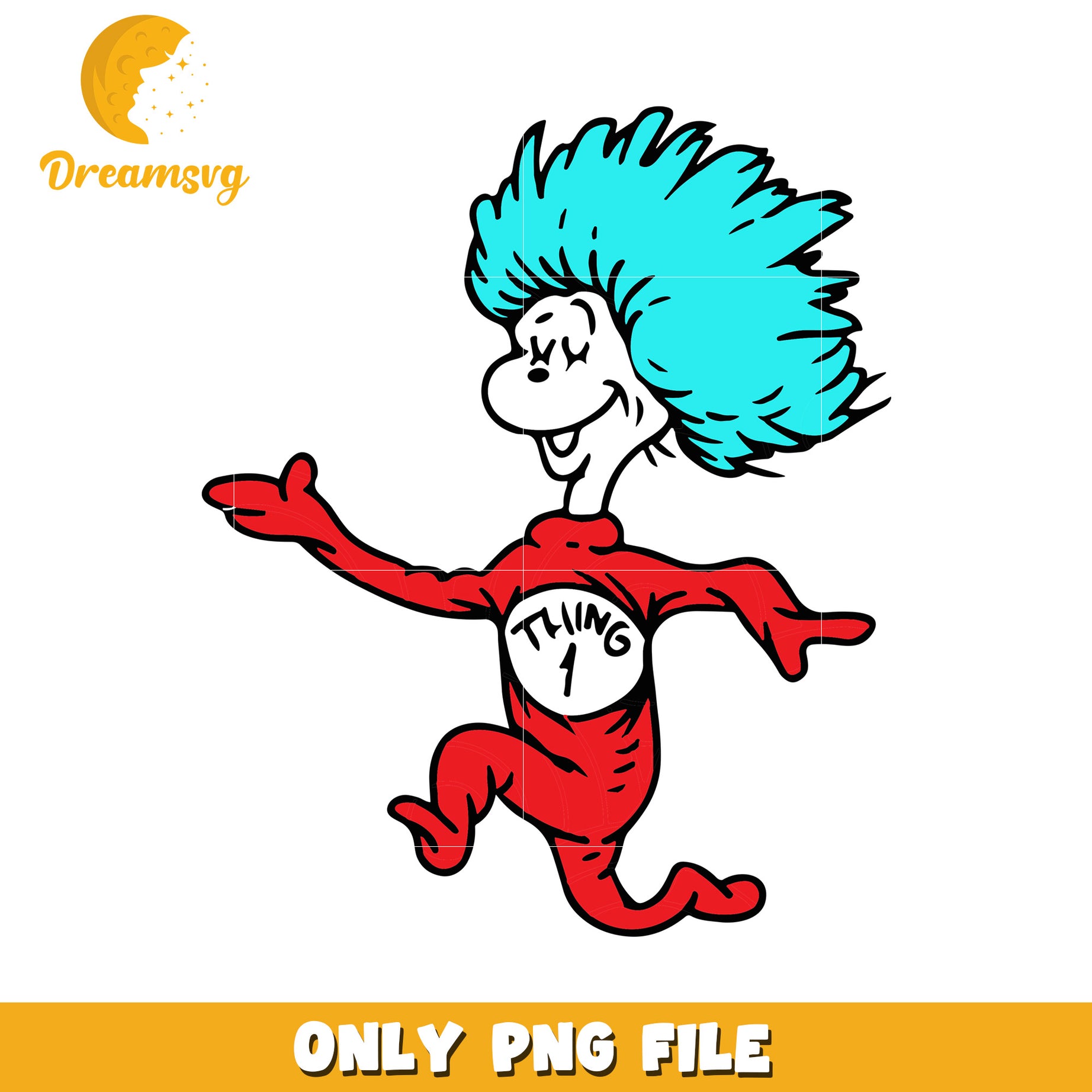 Thing 1 PNG Clipart, Dr Seuss