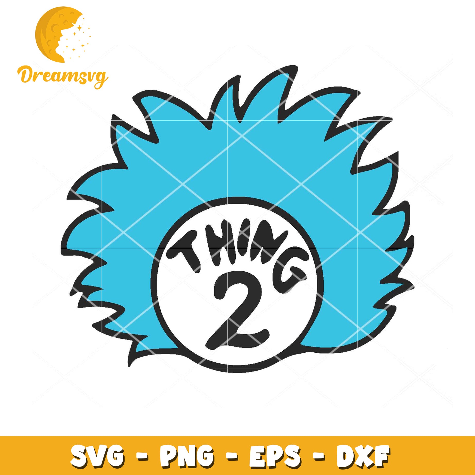 Thing 2 SVG Cut File