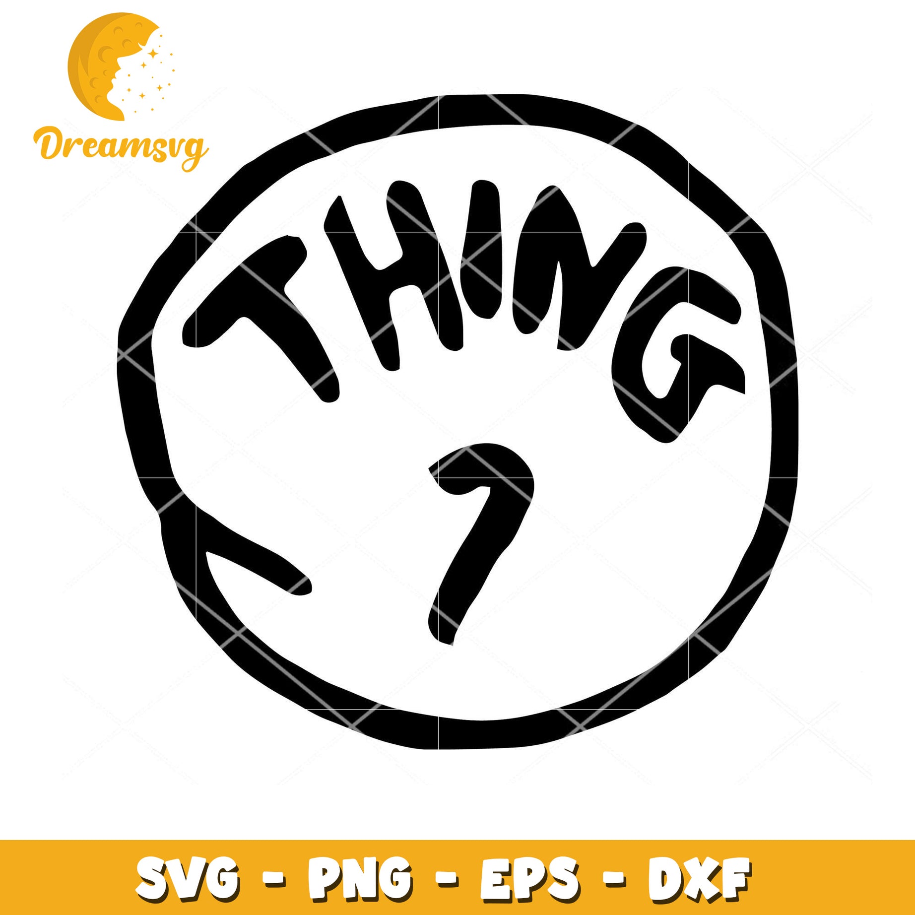 Thing 7 SVG Clipart for Instant Download Crafting Projects