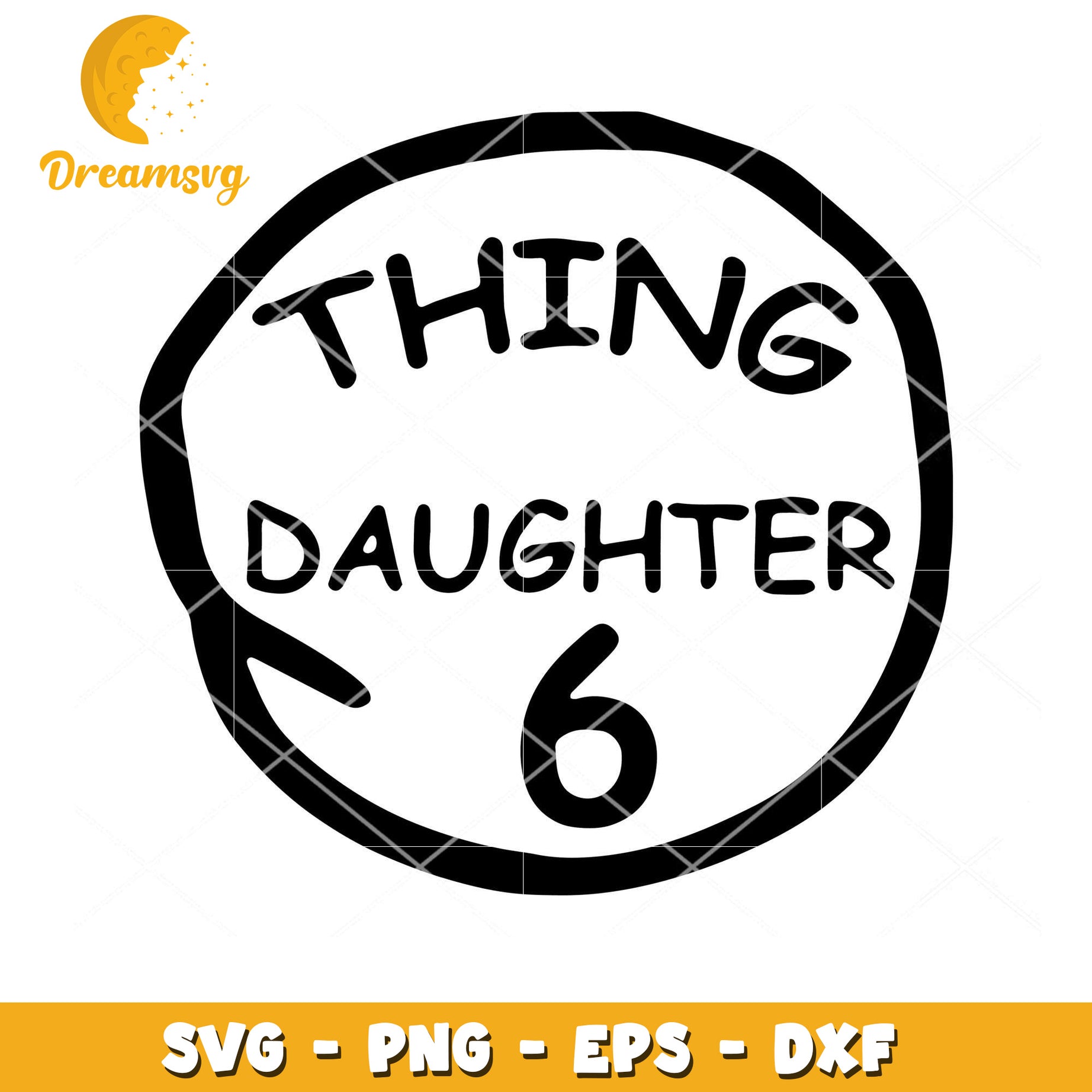 Thing Daughter 6 SVG Cut File