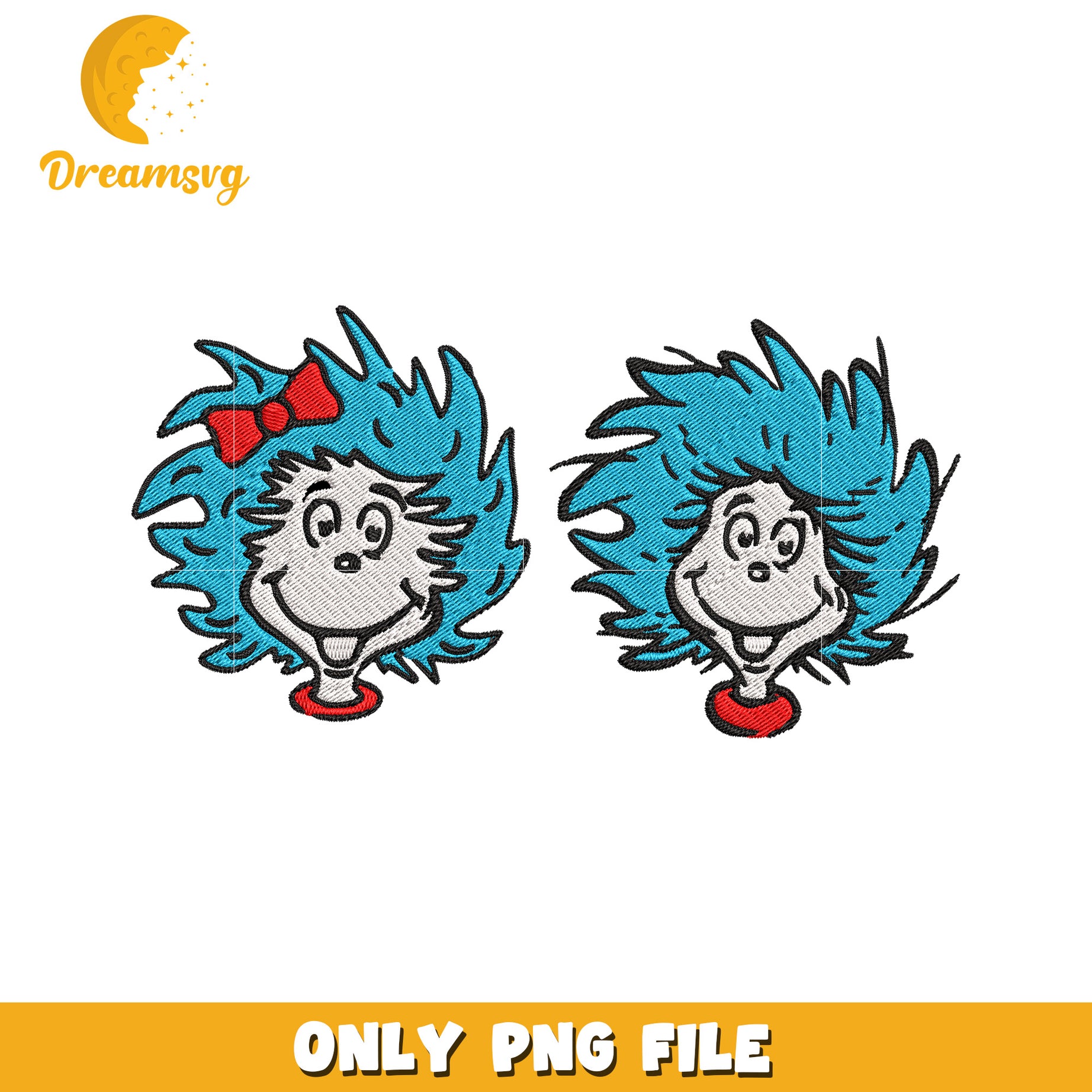 Thing and miss thing face png, dr seuss png, things png