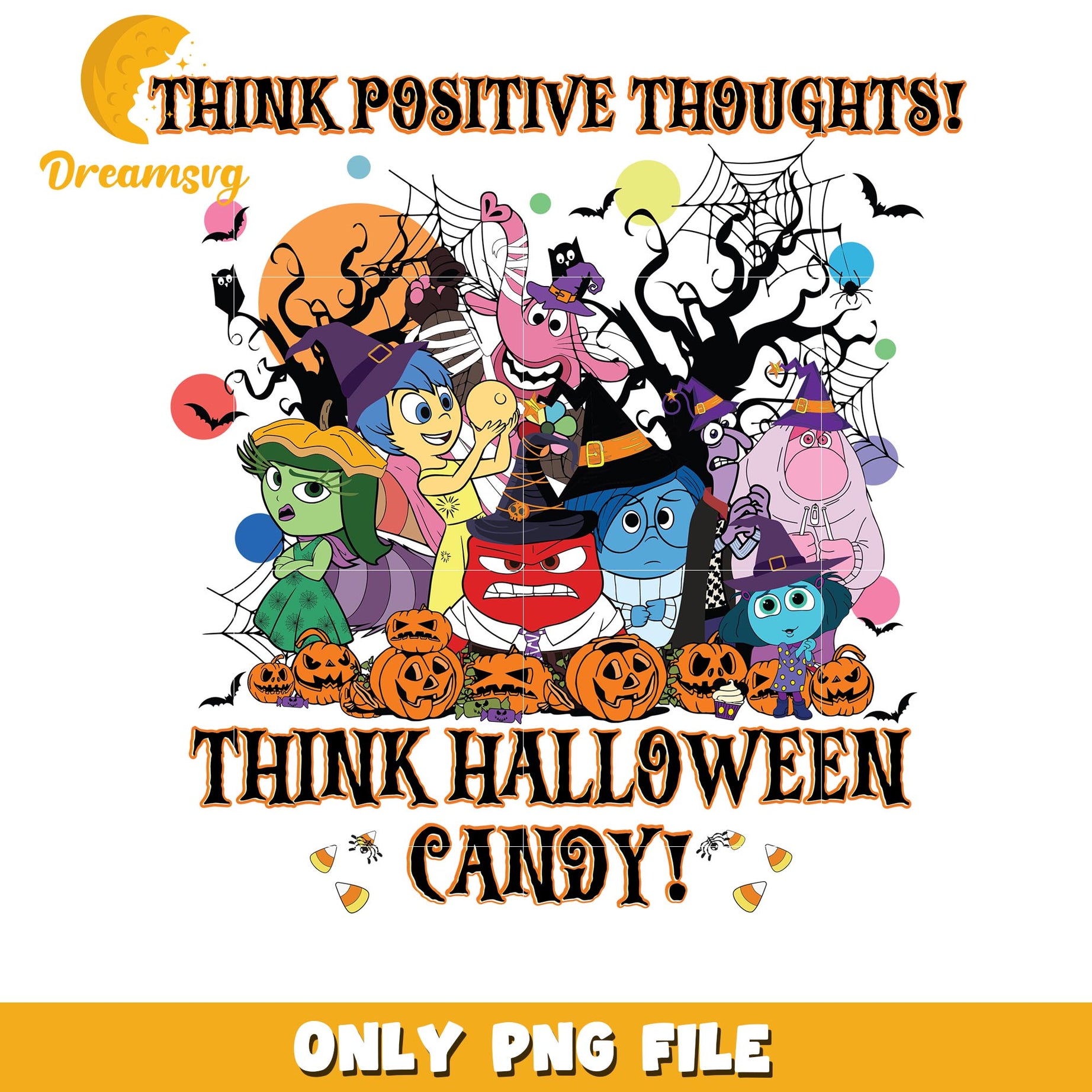 Think halloween candy toy story png, Disney world halloween vibes png