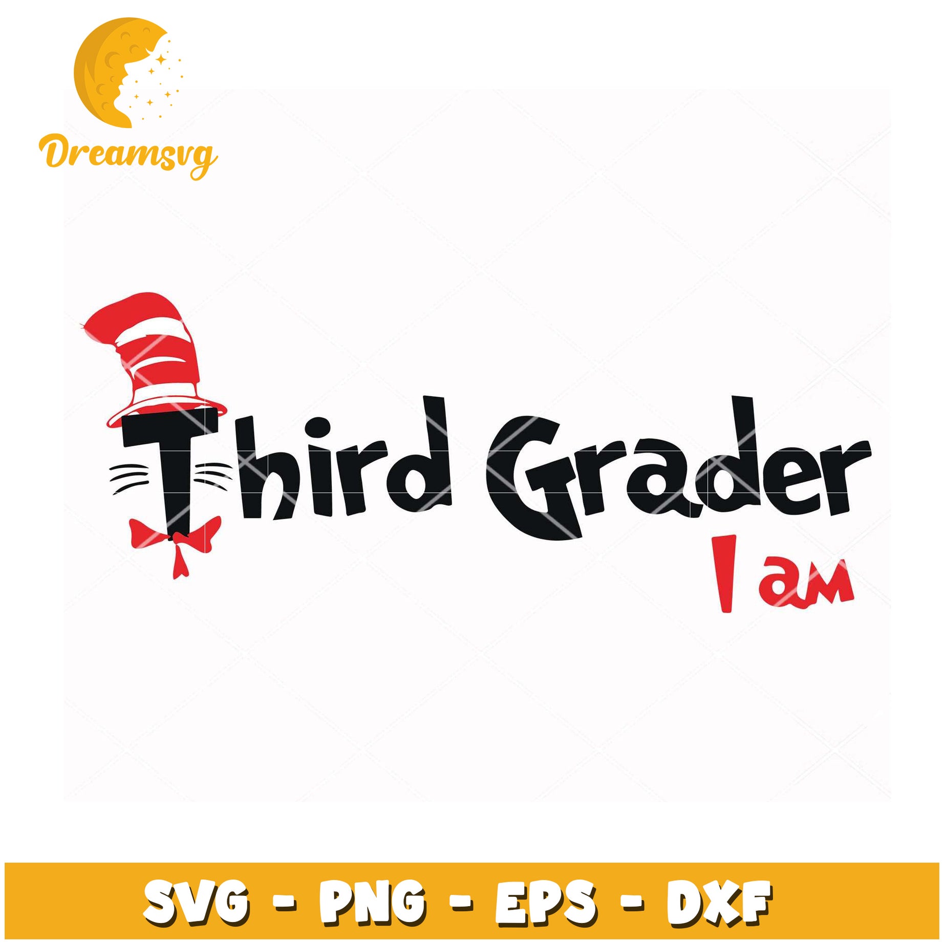 Third Grader SVG Cut File