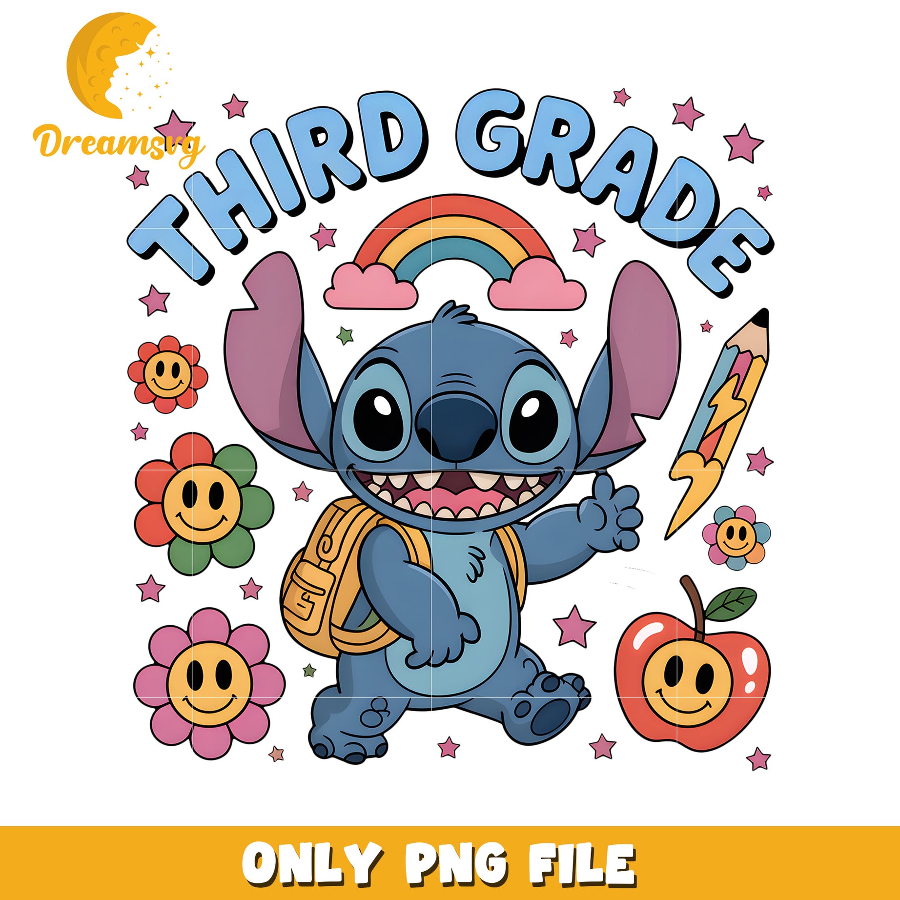 Third grade png, lilo and stitch png, funny stitch  png