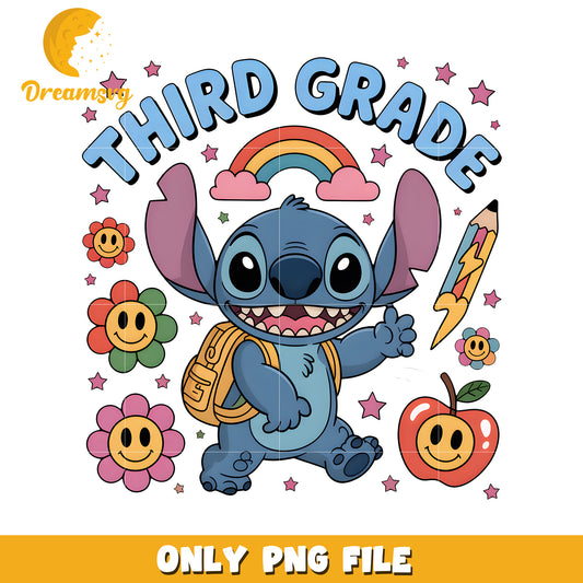 Third grade png, lilo and stitch png, funny stitch  png