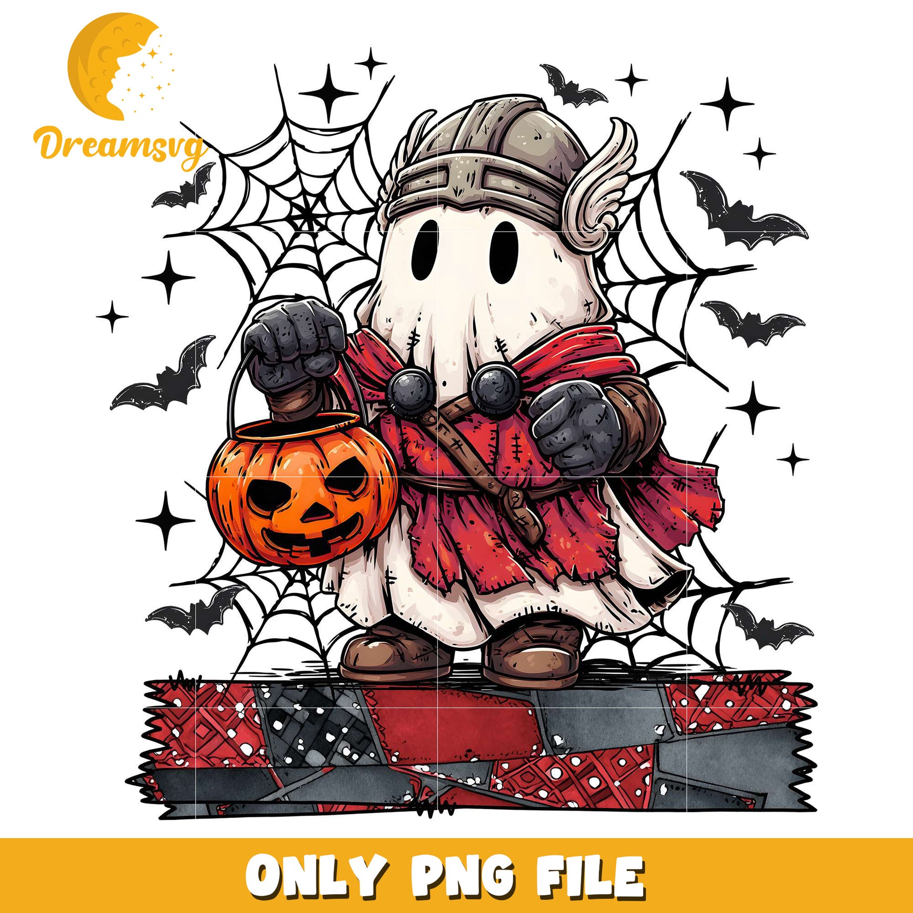 Thor ghoul png, trick oe treat png, halloween era png