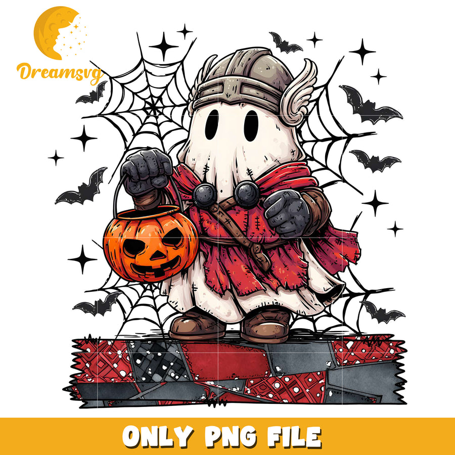 Thor ghoul png, trick oe treat png, halloween era png