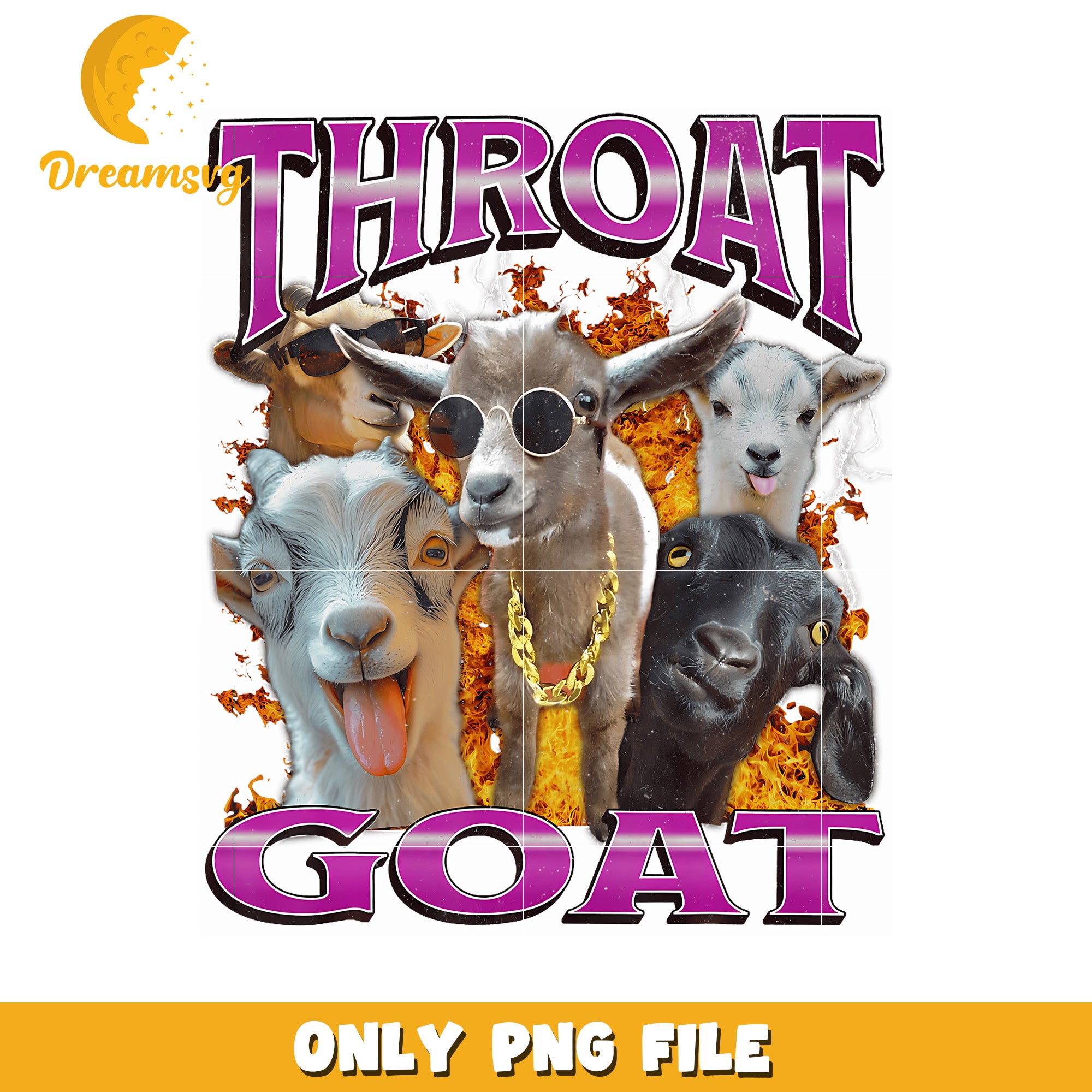 Throat Goat Funny Offensive Adult png, gen alpha memes png, sassy quotes png