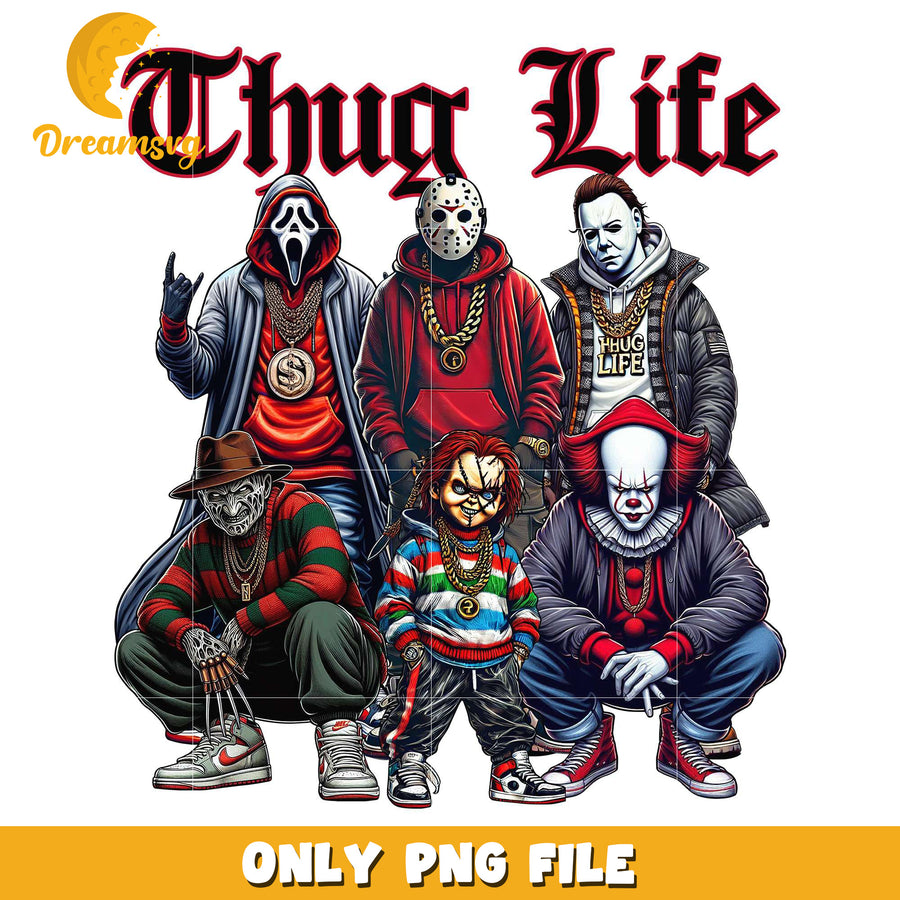 Thug life Sreet style killers png, halloween spirit​​ png, halloween town​ png