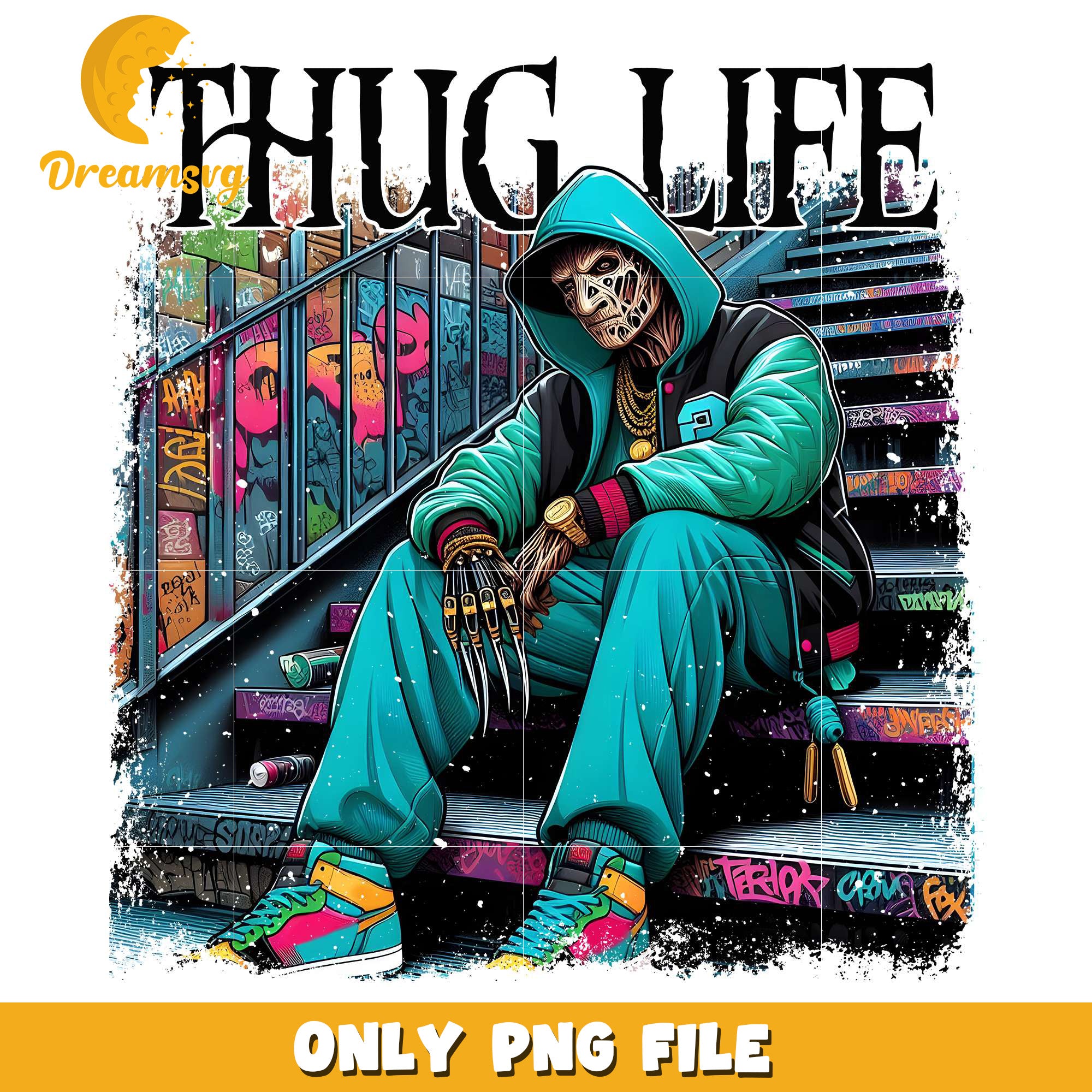 Thug life freddy png, halloween costumes png, spirit halloween​ png