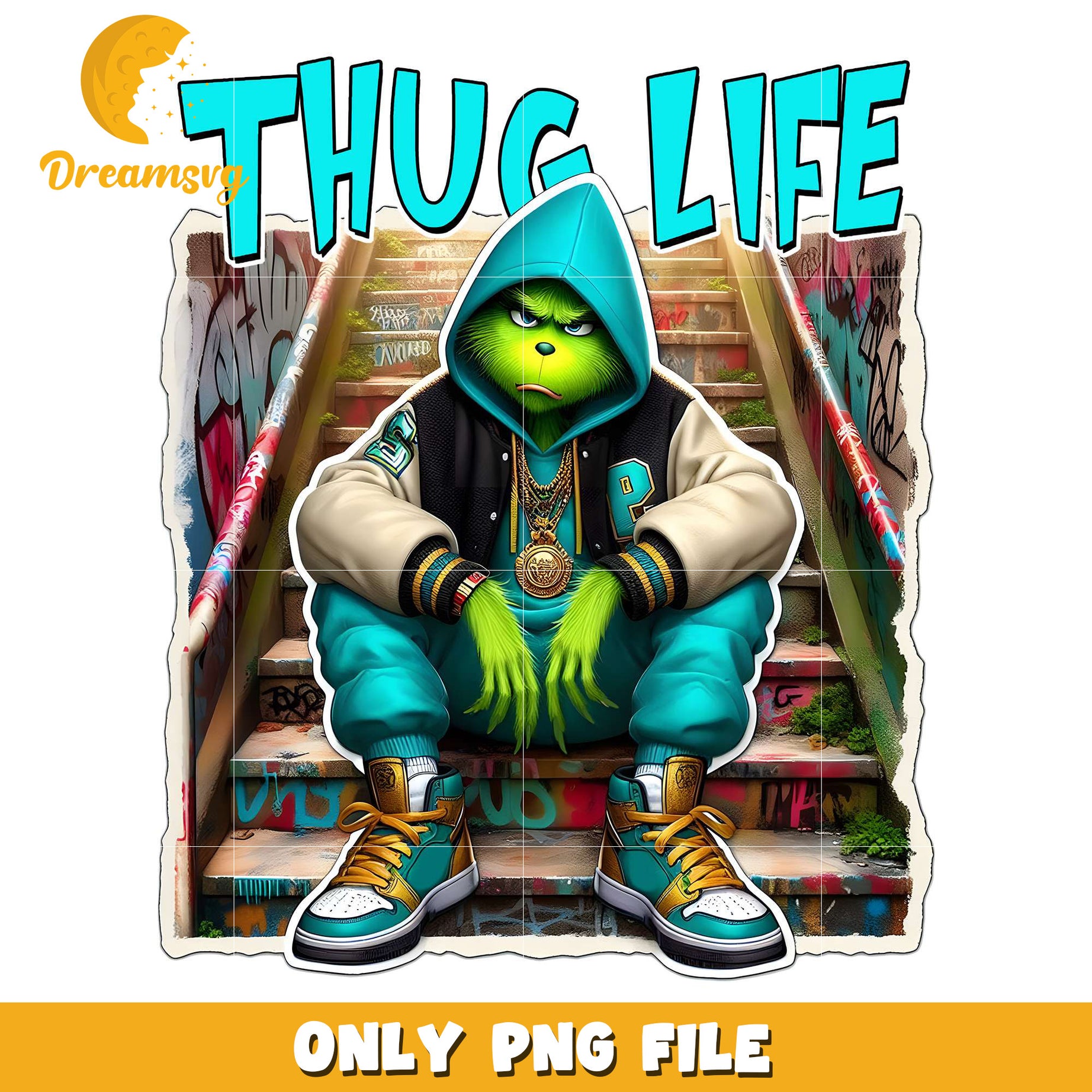 Thug life grinch png, halloween costumes png, spirit halloween​ png