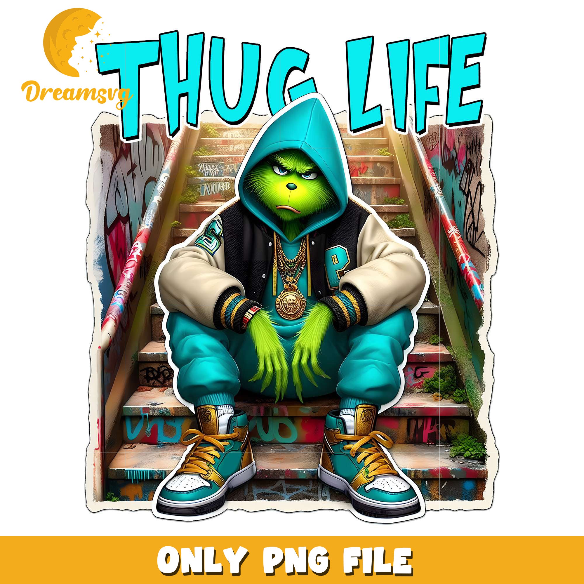 Thug life grinch png, halloween costumes png, spirit halloween​ png