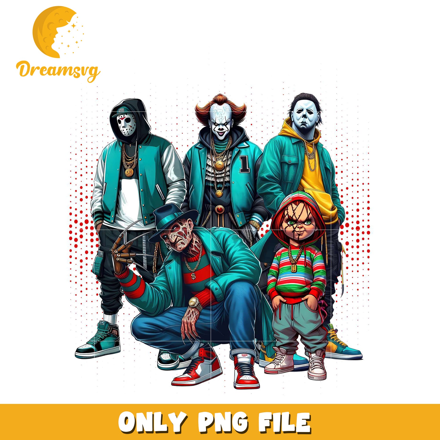 Thug life halloween killers png, halloween costumes png, spirit halloween​ png
