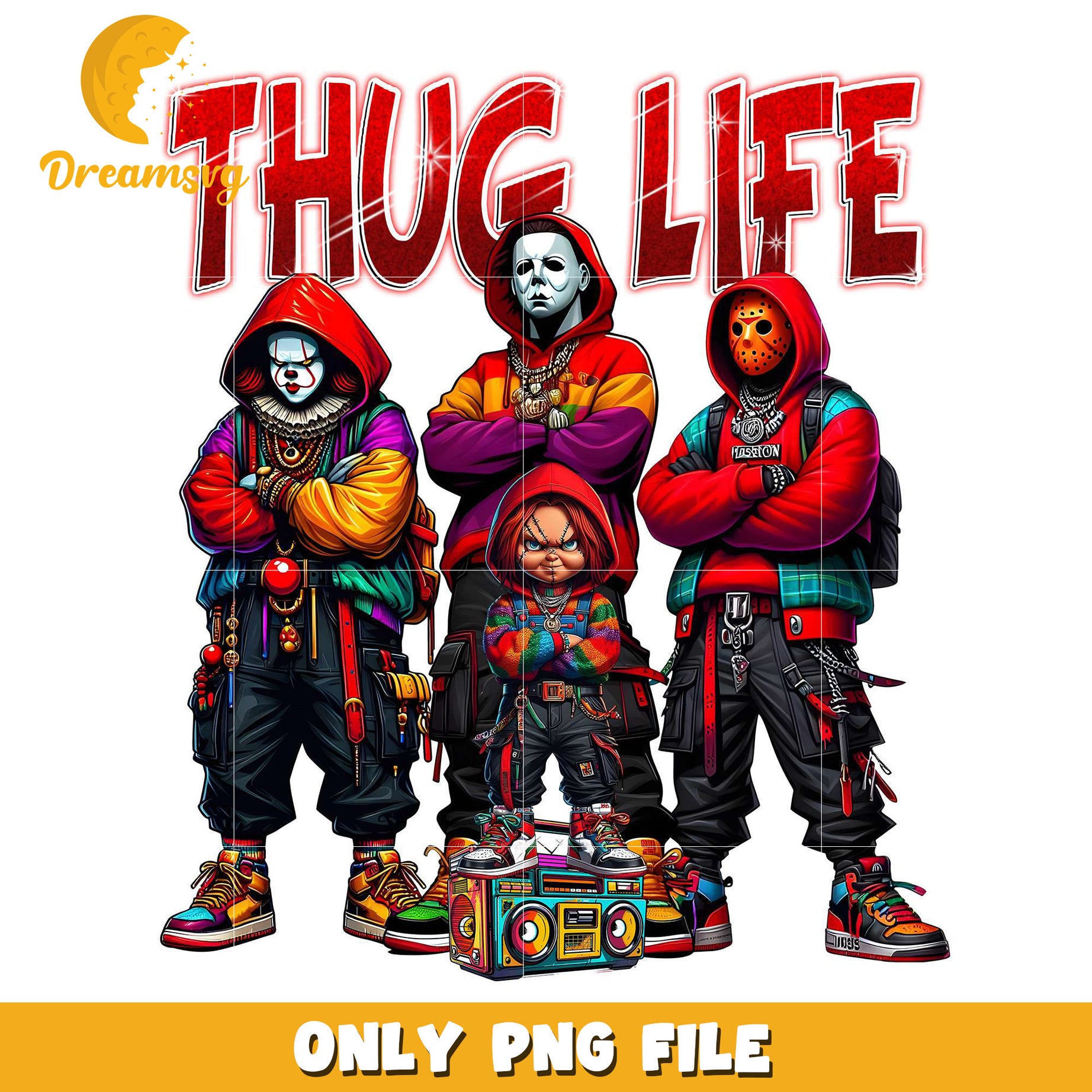 Thug life killer png, halloween store​ png, halloween movies​ png