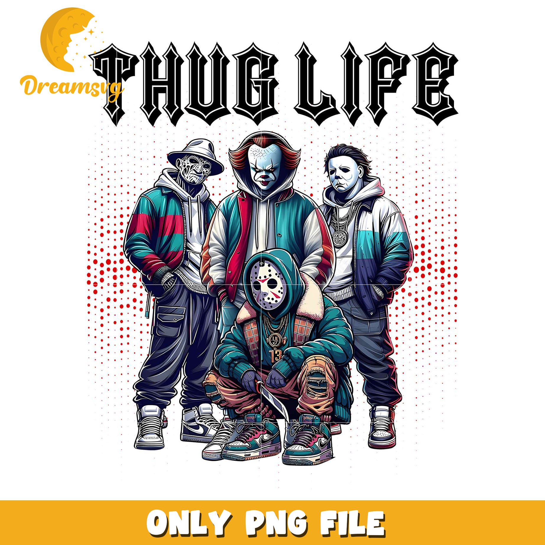 Thug life killers costumes png, halloween costumes png, spirit halloween​ png