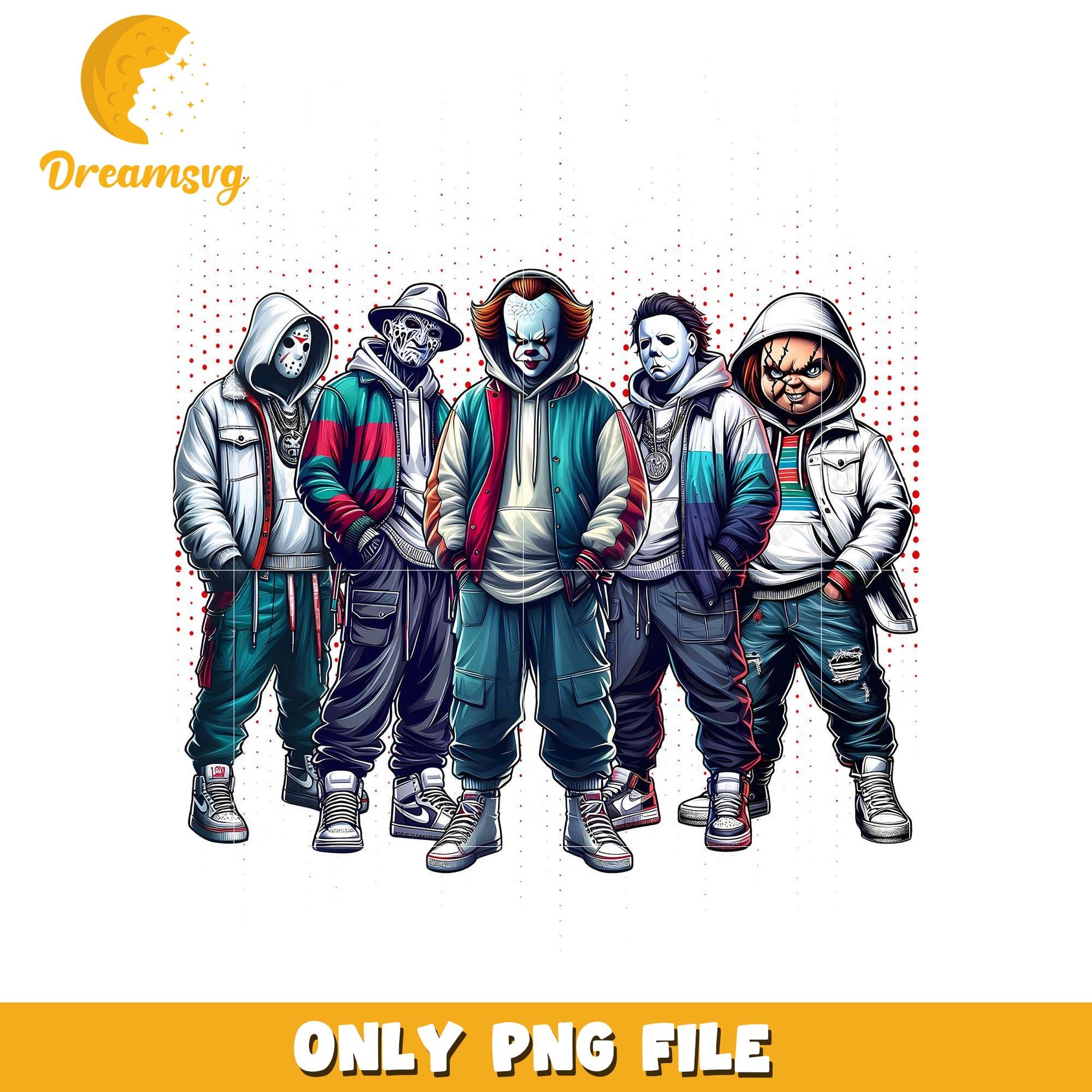 Thug life killers white text png, halloween costumes png, spirit halloween​ png