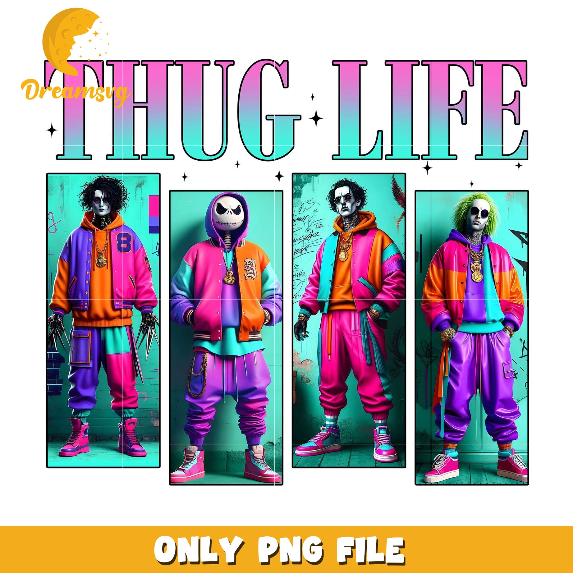 Thug life monster png, happy halloween​​​ png, halloween toys​ png