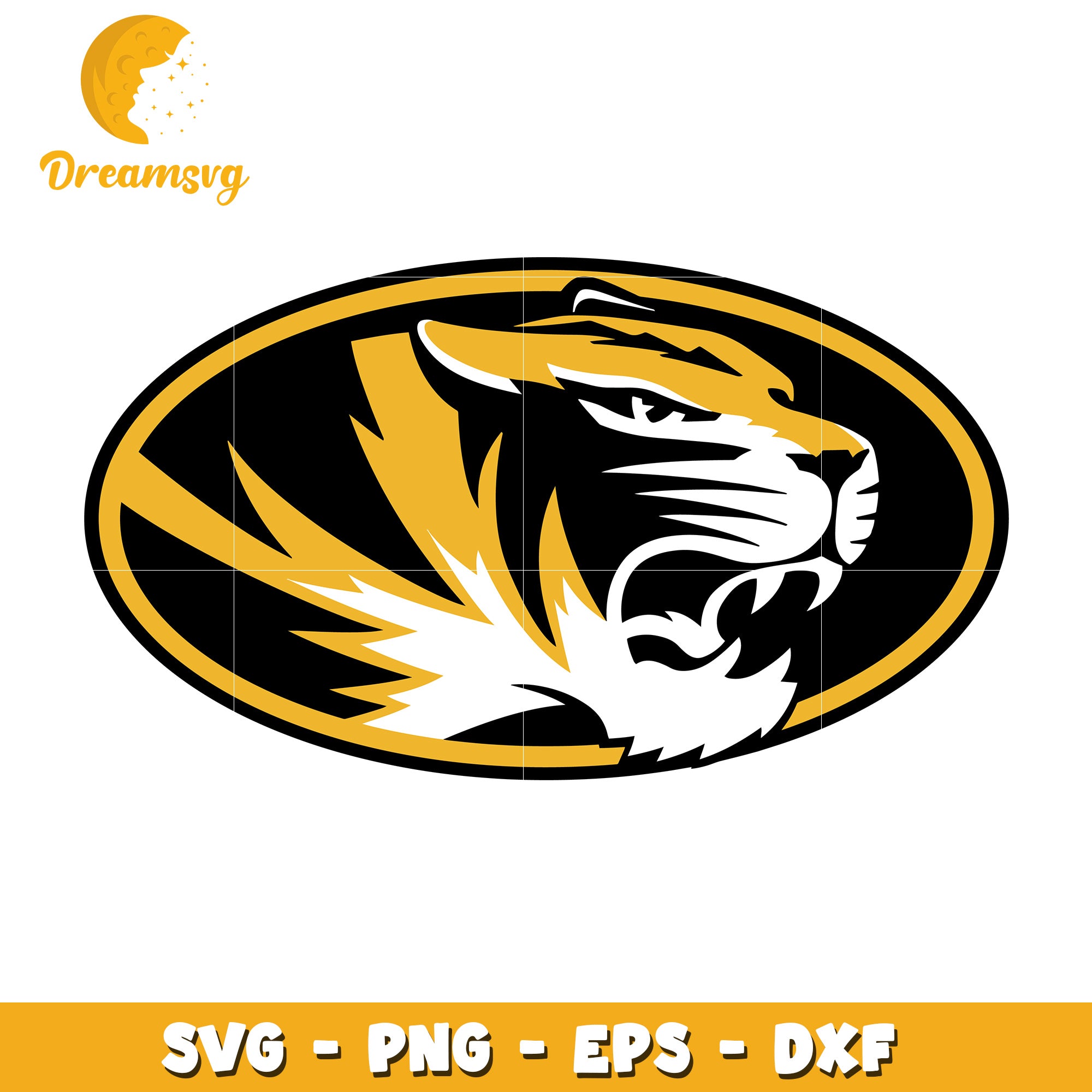 Tiger Head Logo SVG PNG EPS DXF