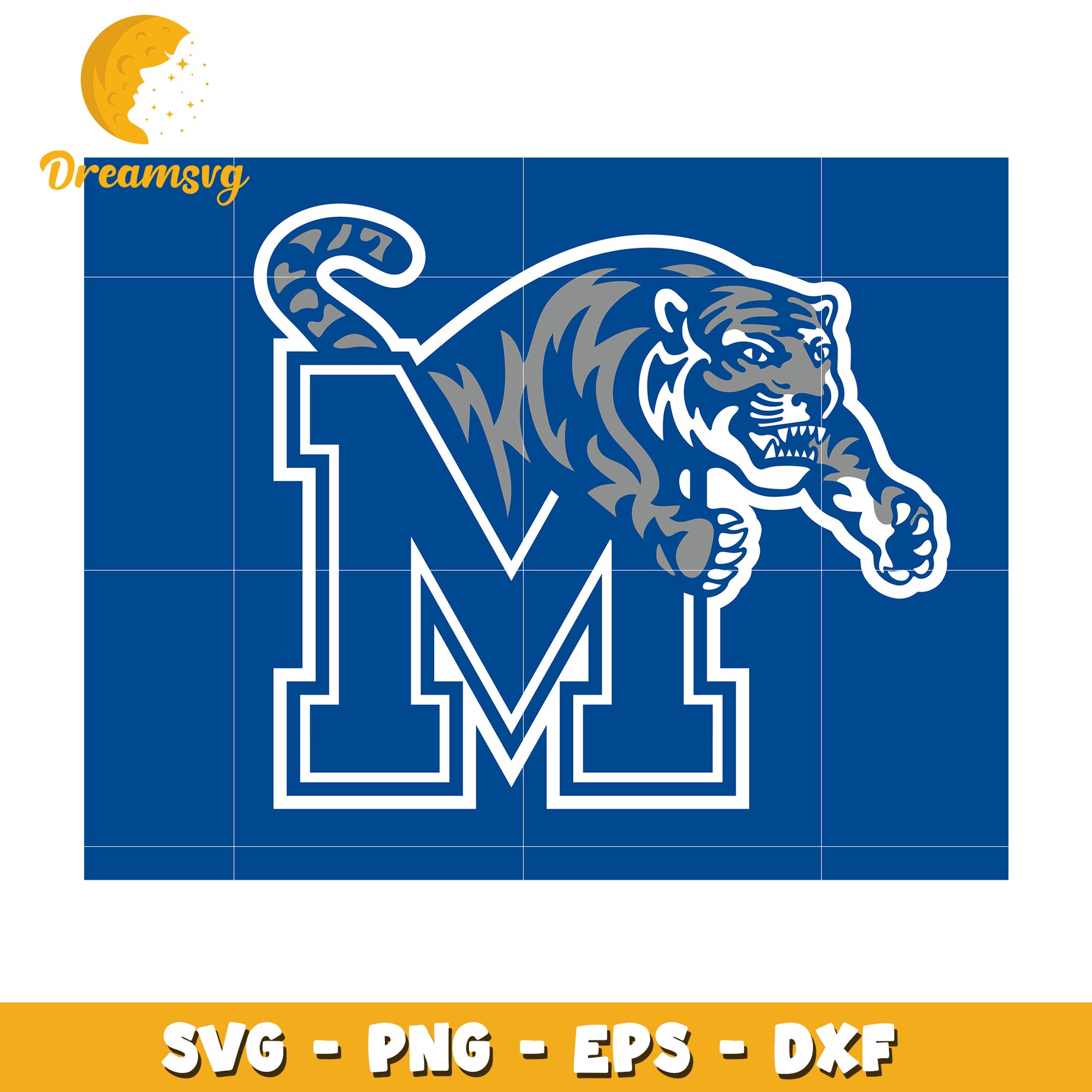 Tiger M Logo SVG PNG EPS DXF