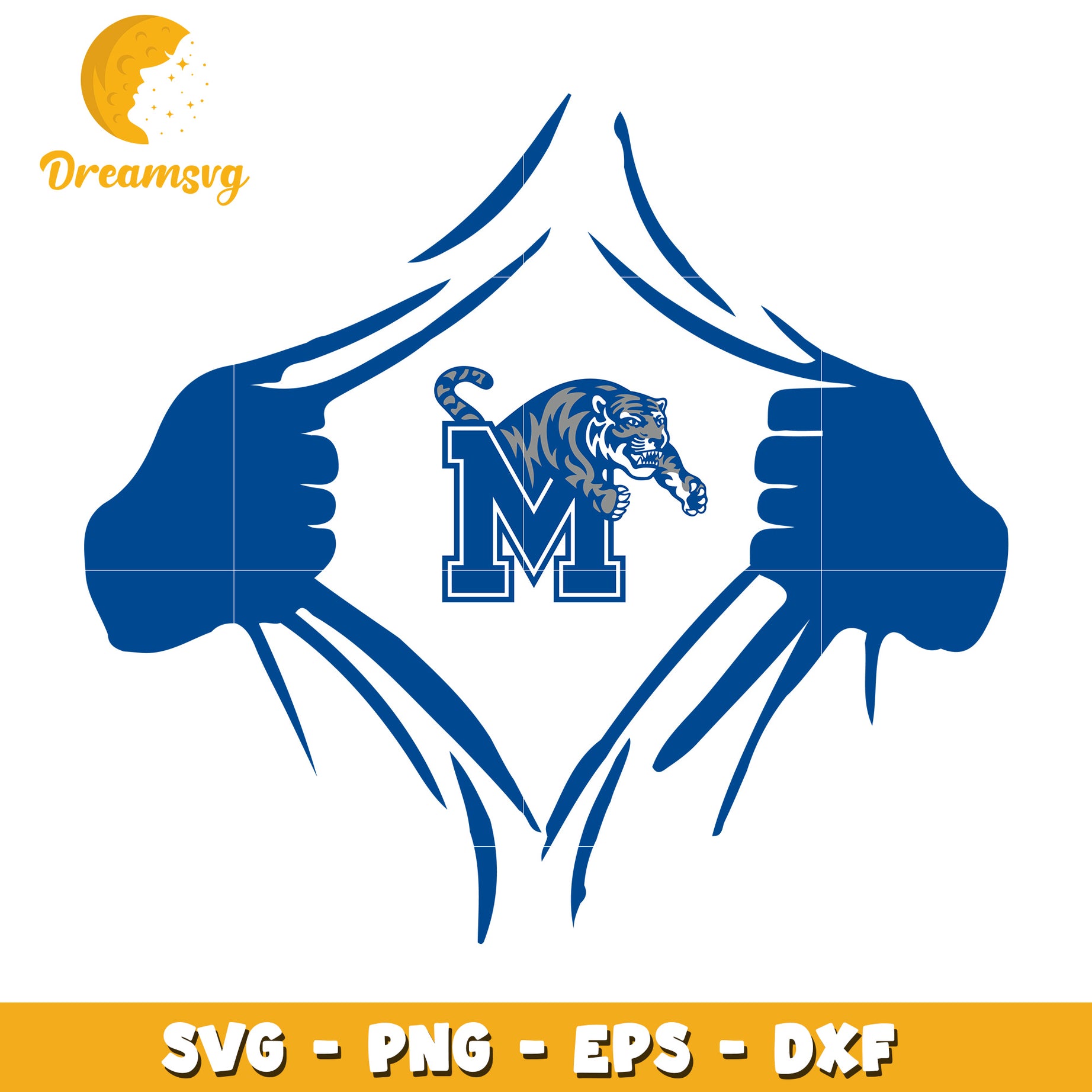 Tiger Ripping Shirt SVG PNG EPS DXF