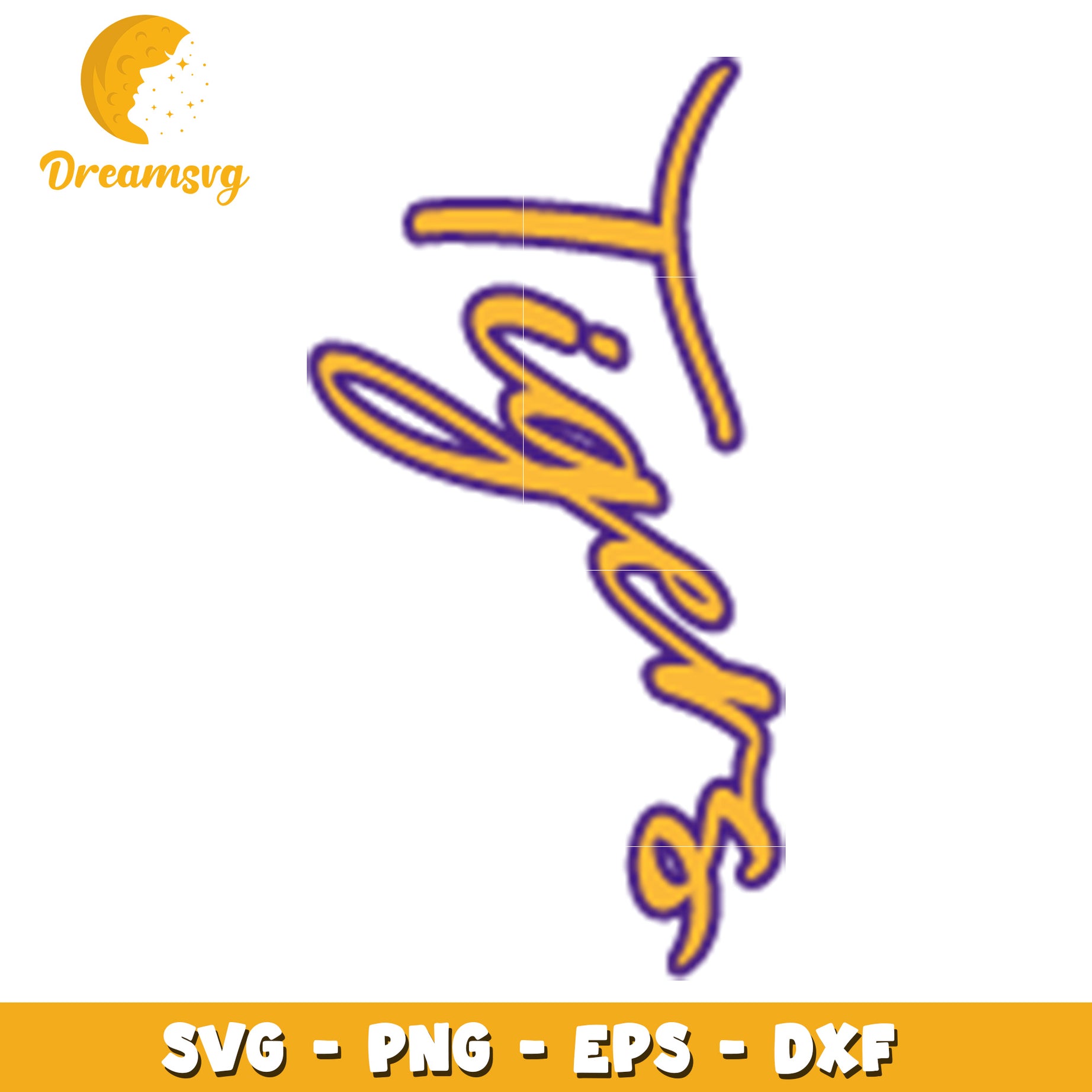 Tiger SVG Cut File PNG EPS DXF