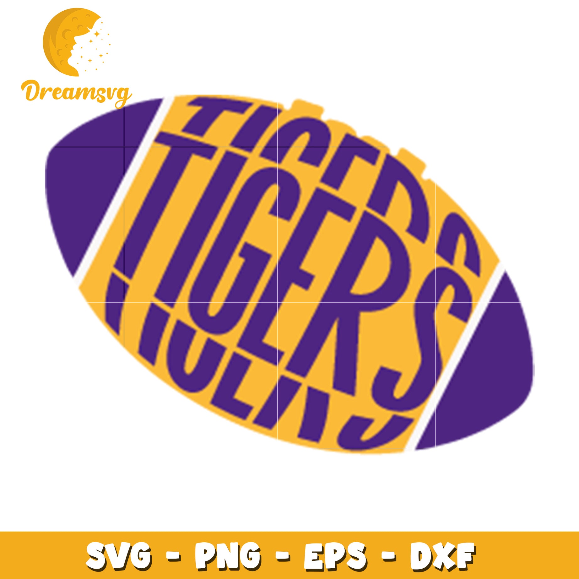 Tigers Football SVG Cut File