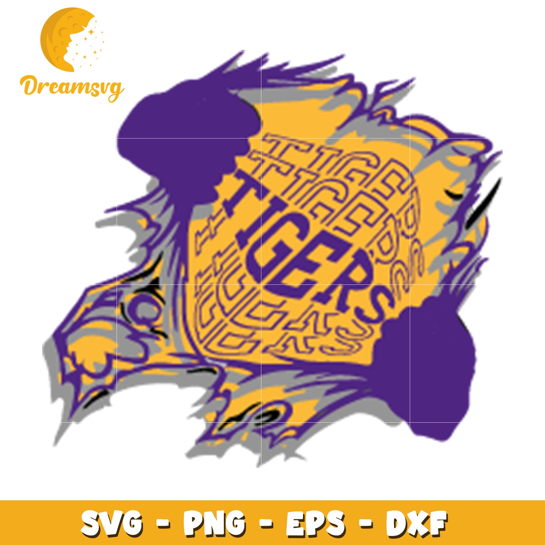 Tigers Mascot SVG Design for Creative Projects and Crafts