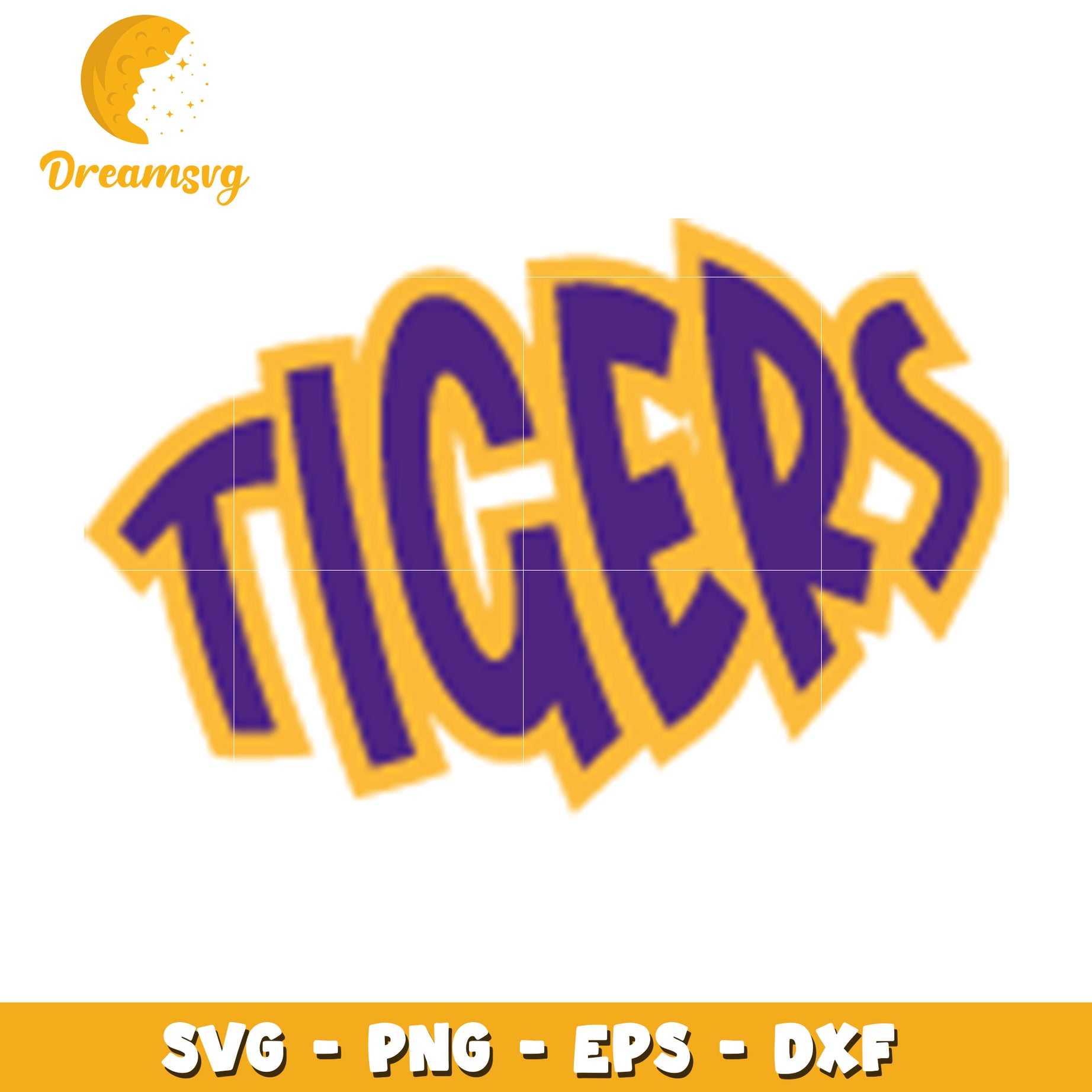 Tigers SVG Cut File PNG, EPS, DXF