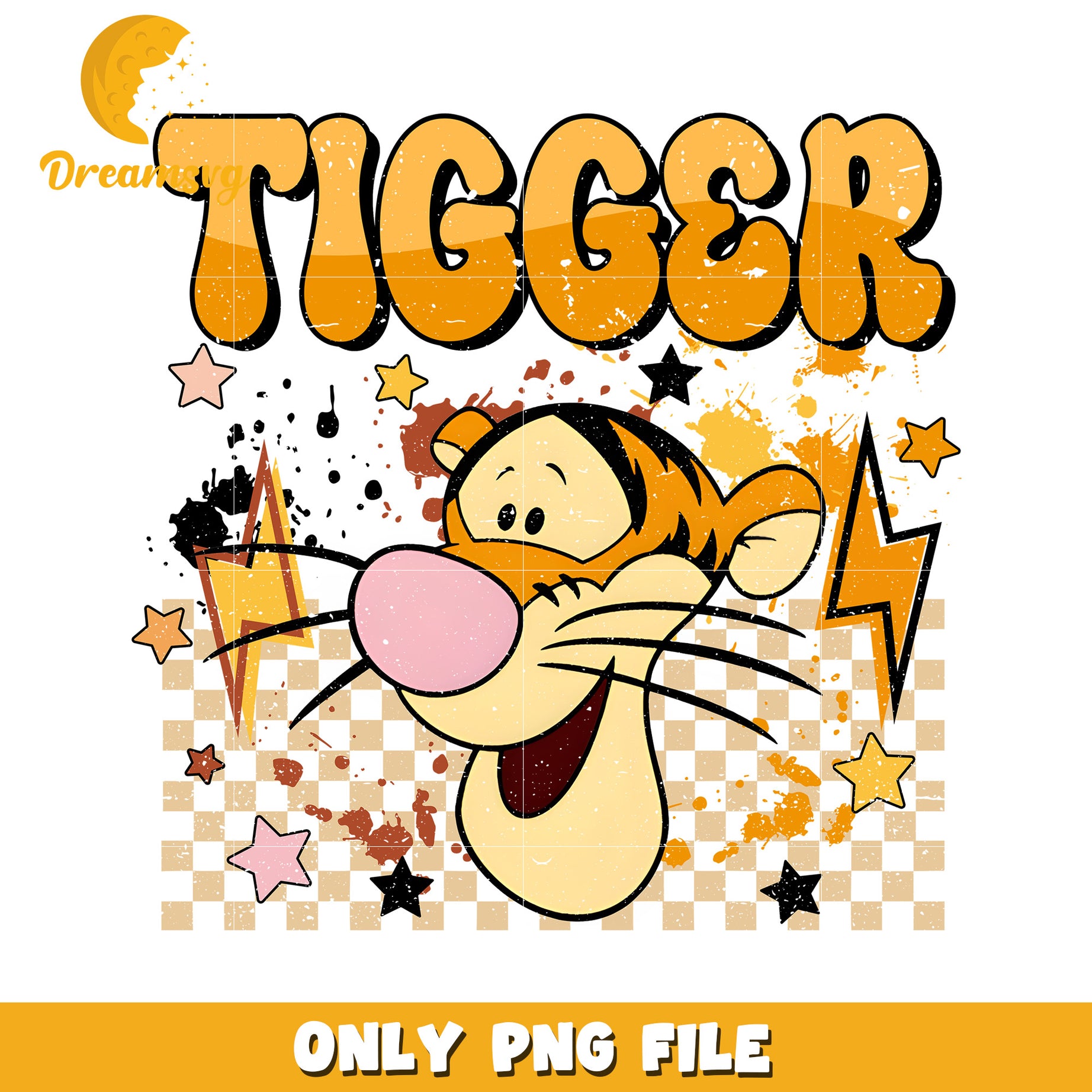 Tigger design png, winnie the pooh png, tigger character pn