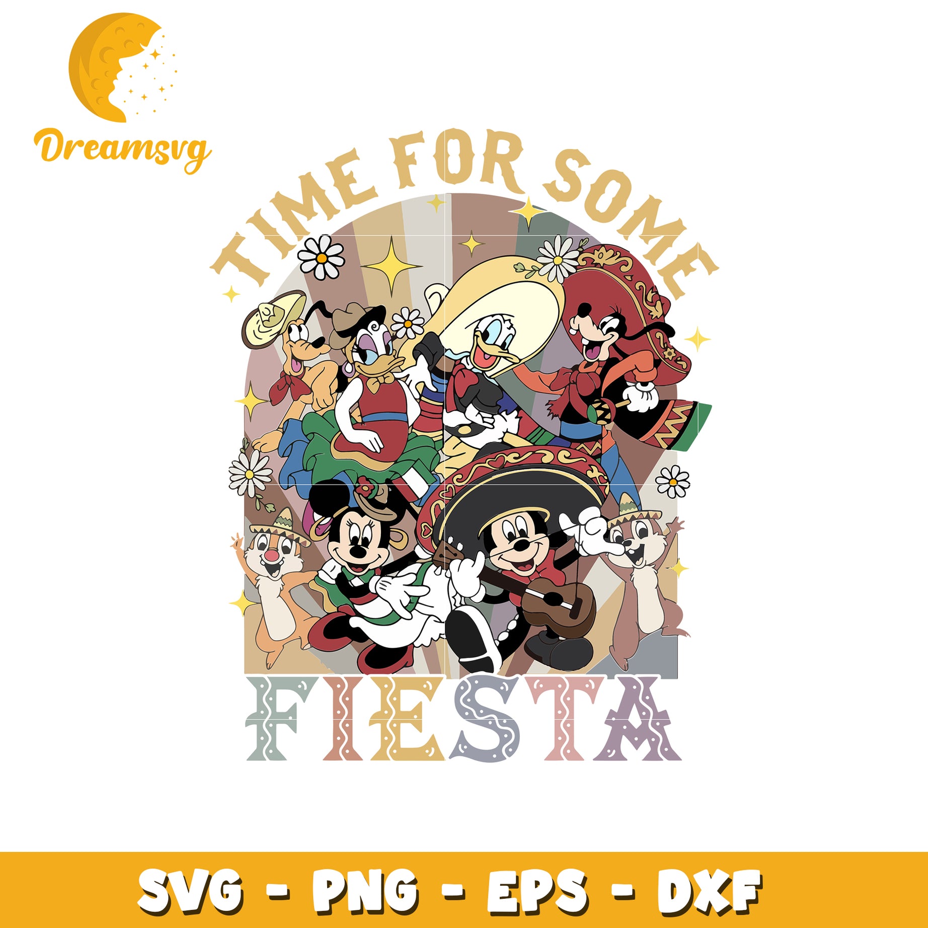 Time for some fiesta svg, disney svg, mickey mouse characters svg