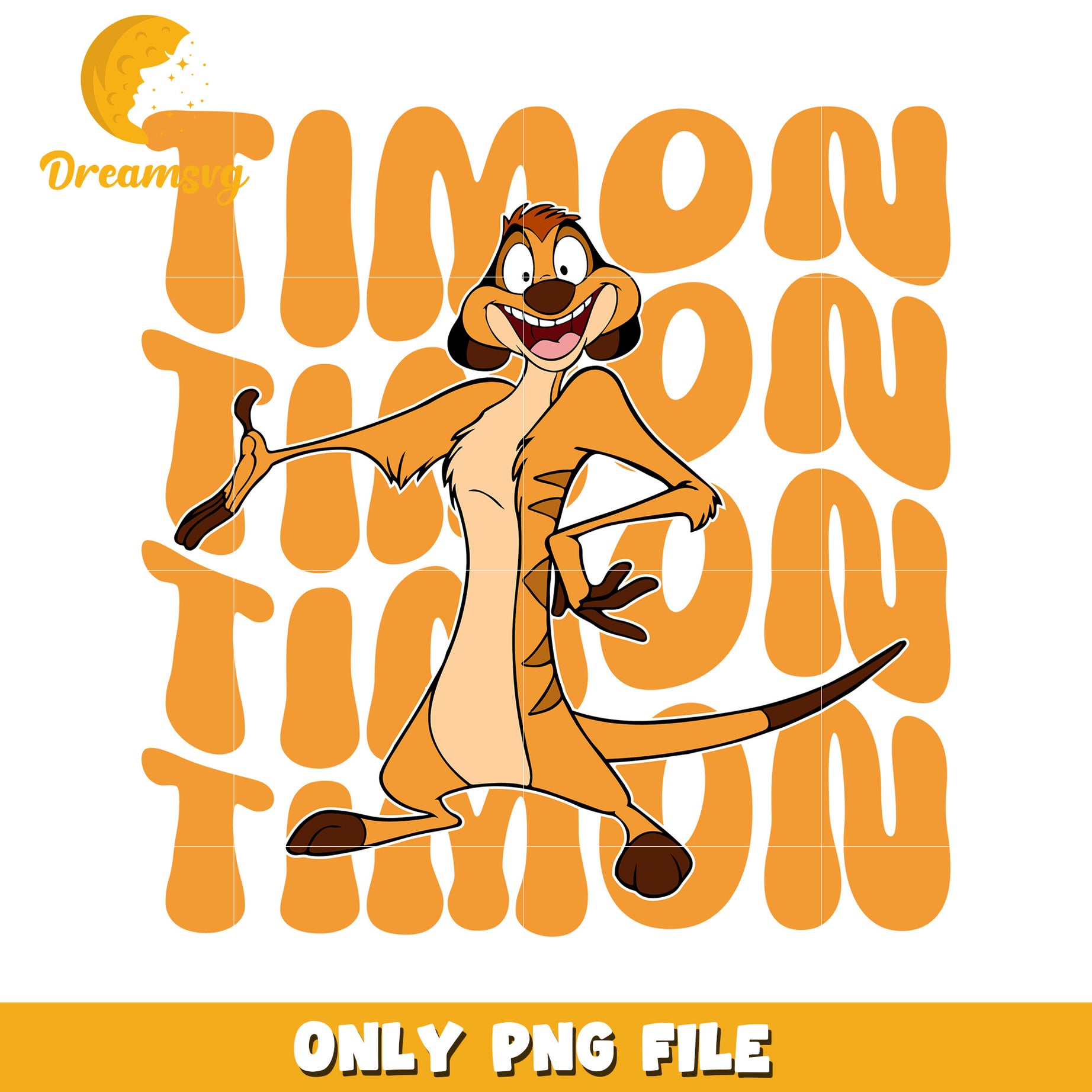 Timon Character PNG File for Download and Use