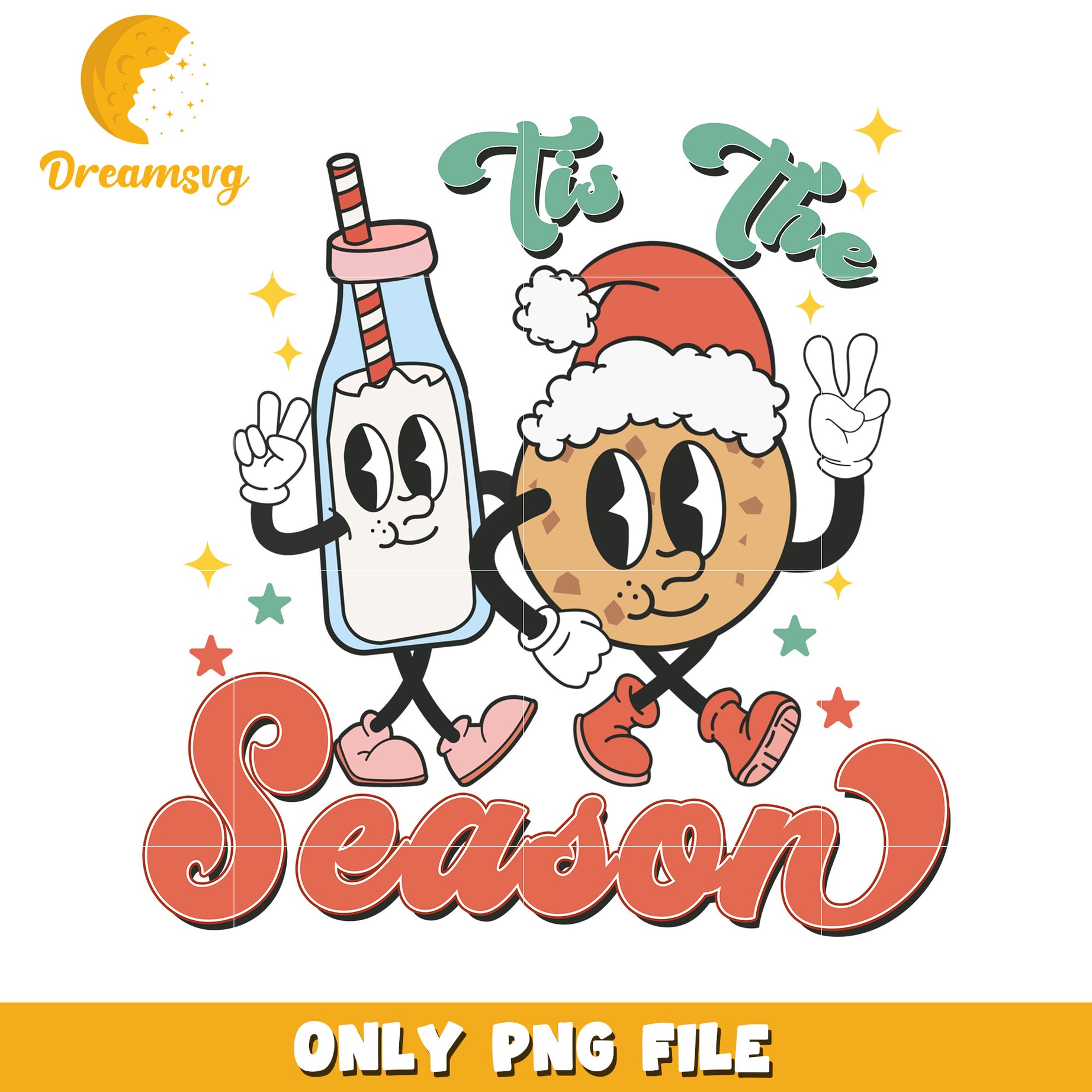 Tis the season cookie png, christmas png, christmas tree png