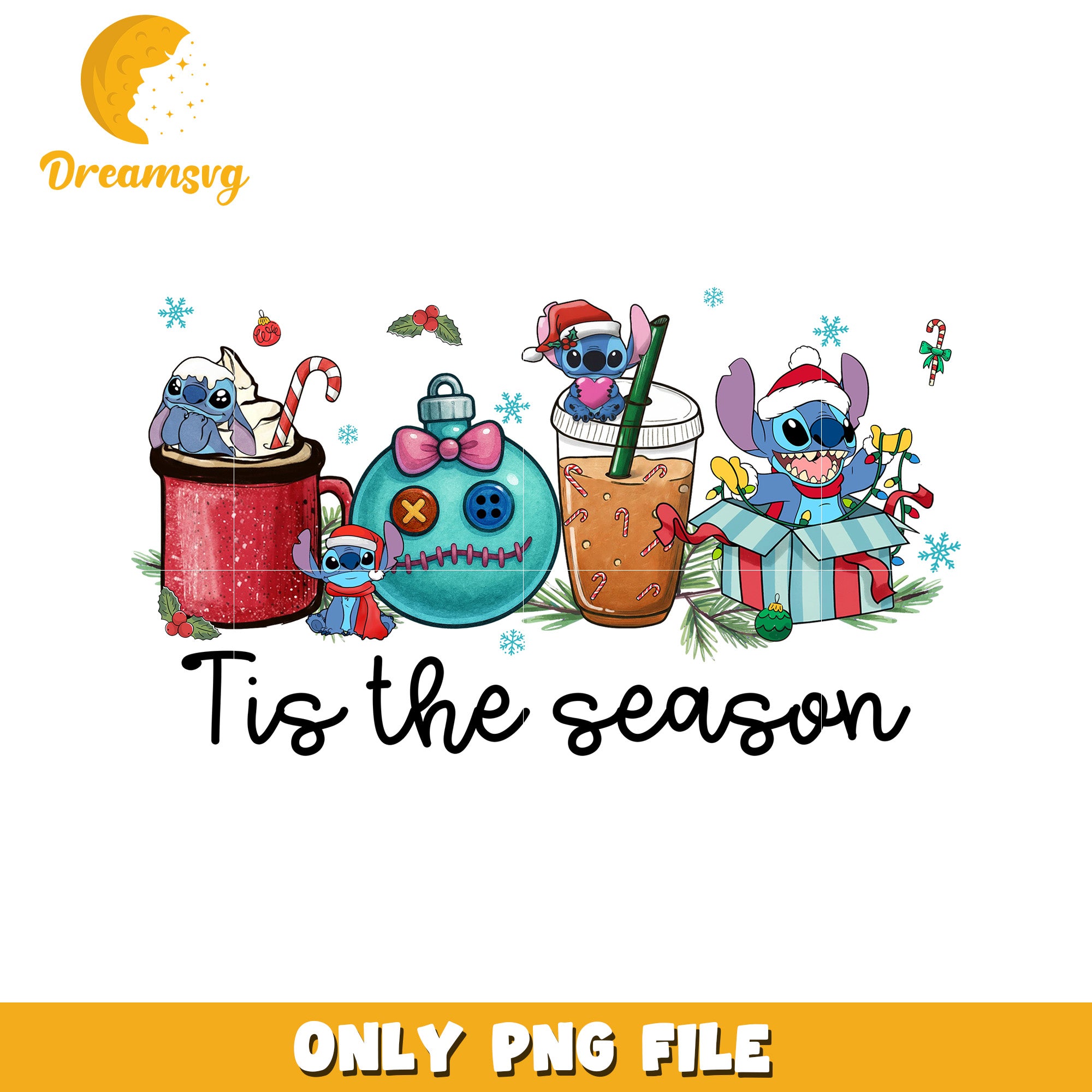 Tis the season design png, mickey mouse png, christmas png