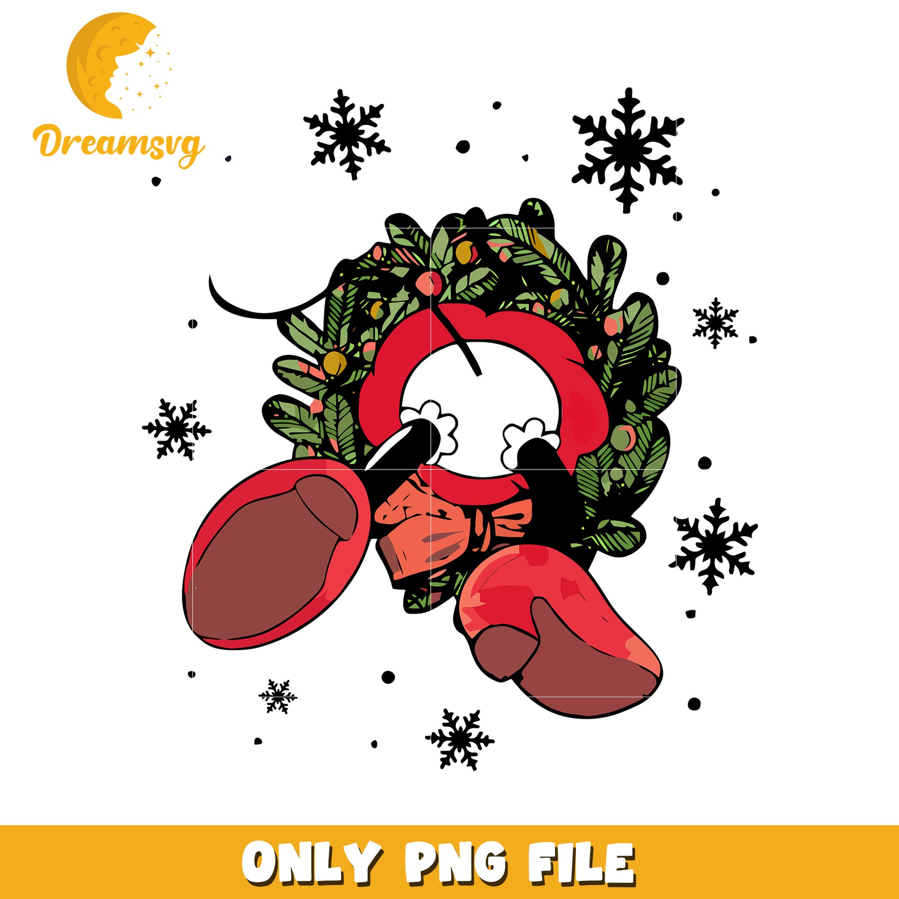 Tis the season mickey girl png, mickey mouse png, christmas png