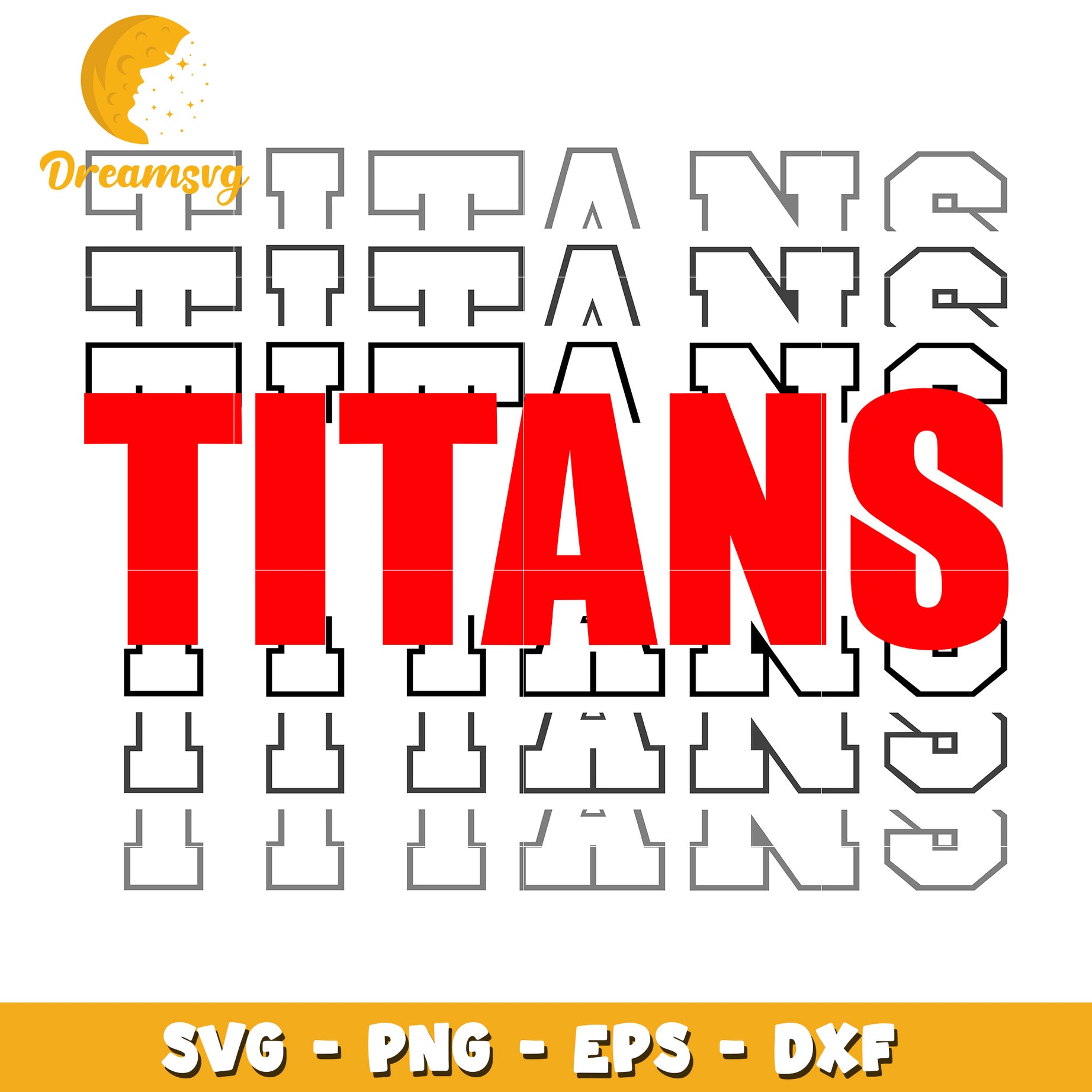 Titans SVG PNG EPS DXF Cut Files