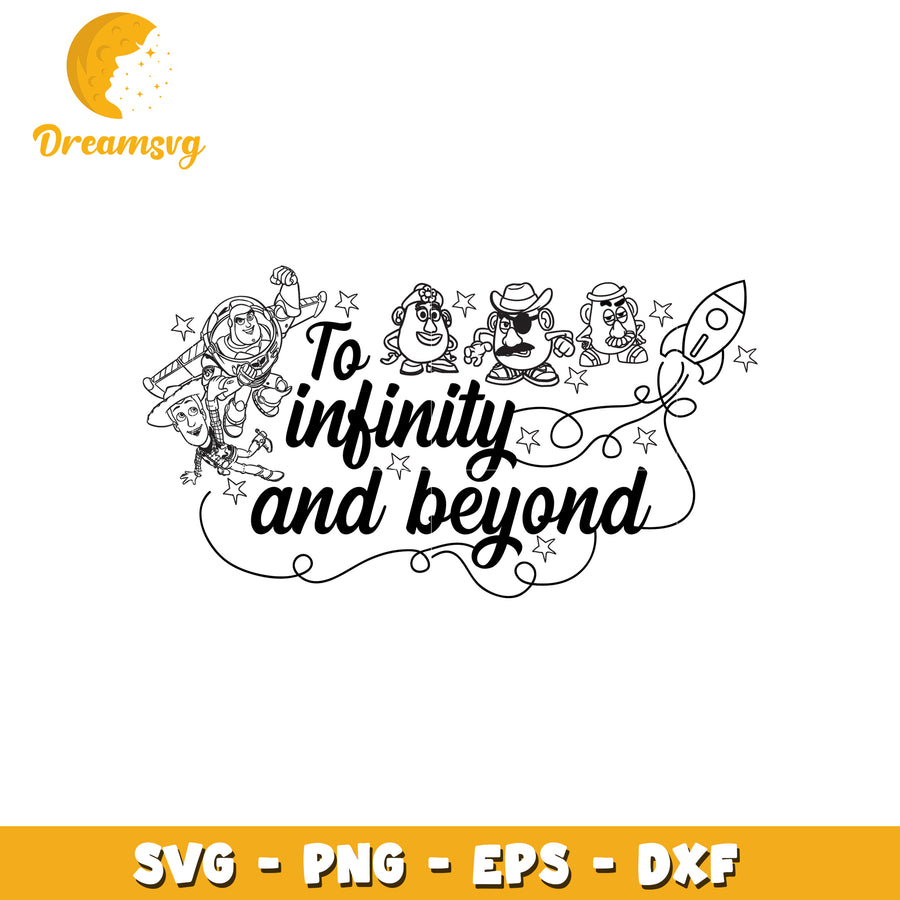 To Infinity and Beyond SVG Design for Crafts and Projects