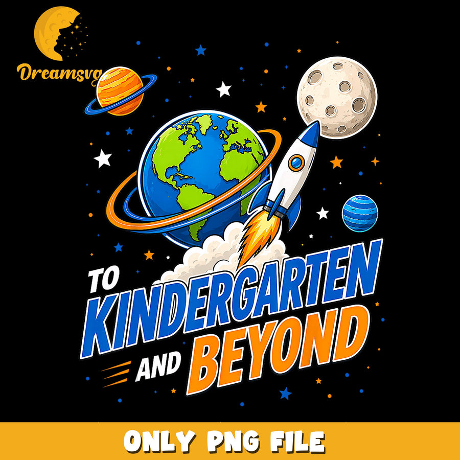To Kindergarten PNG, Space Theme, Fun Learning PNG
