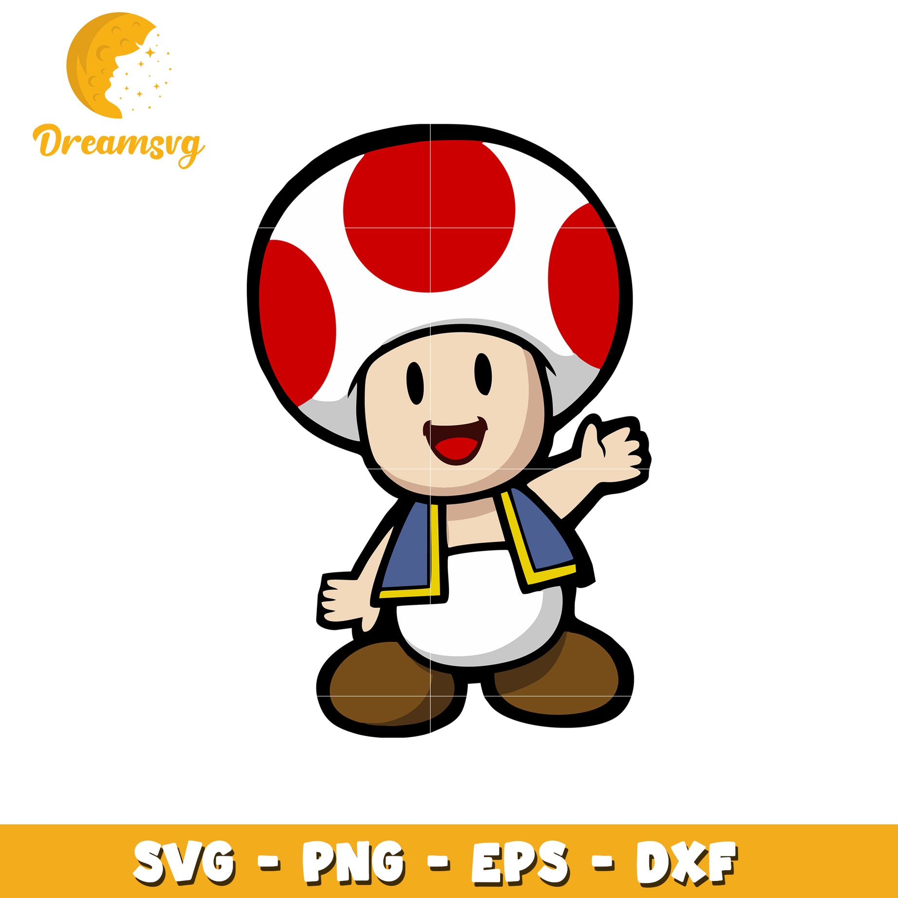 Toad SVG PNG EPS DXF Files