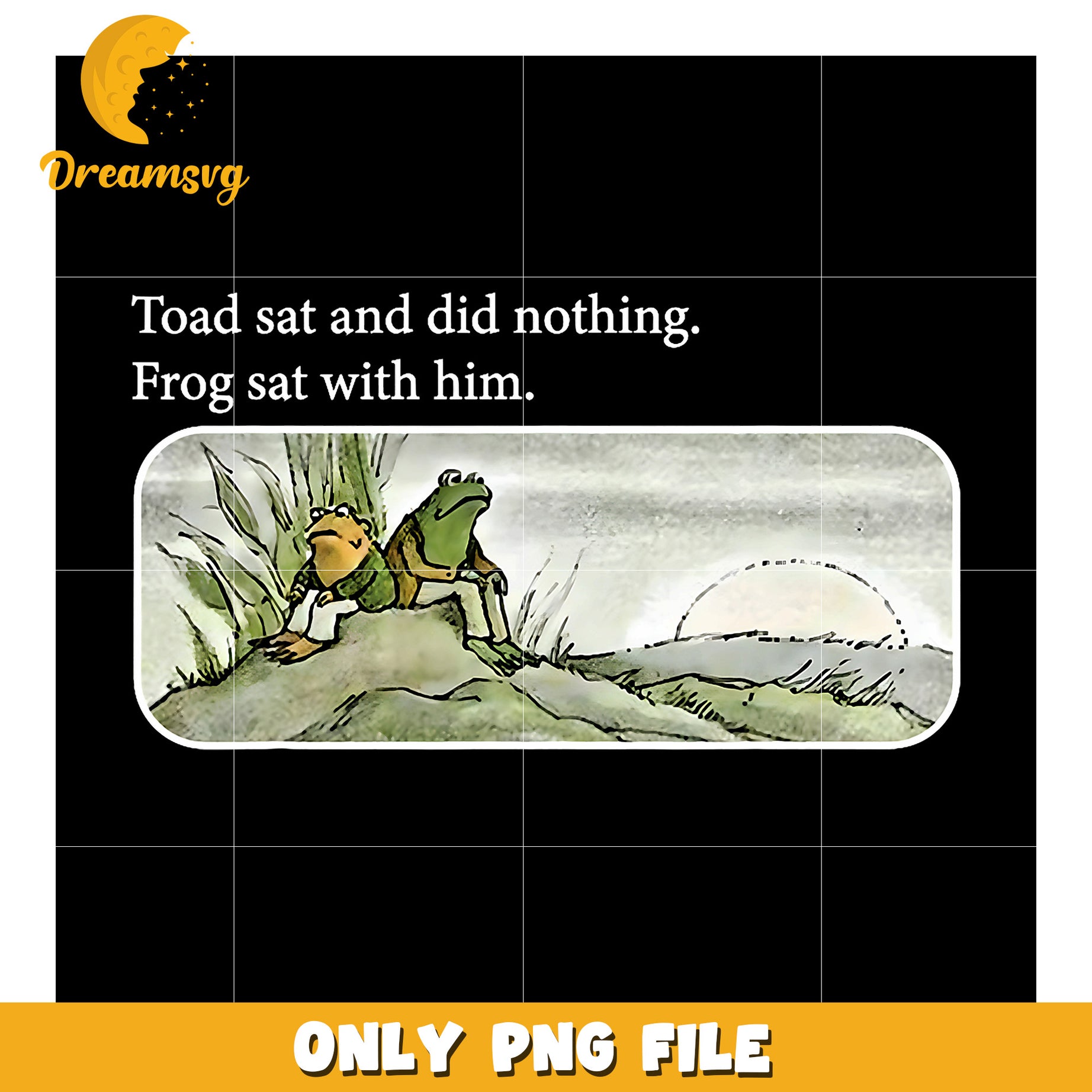 Toad and Frog PNG Sublimation Design