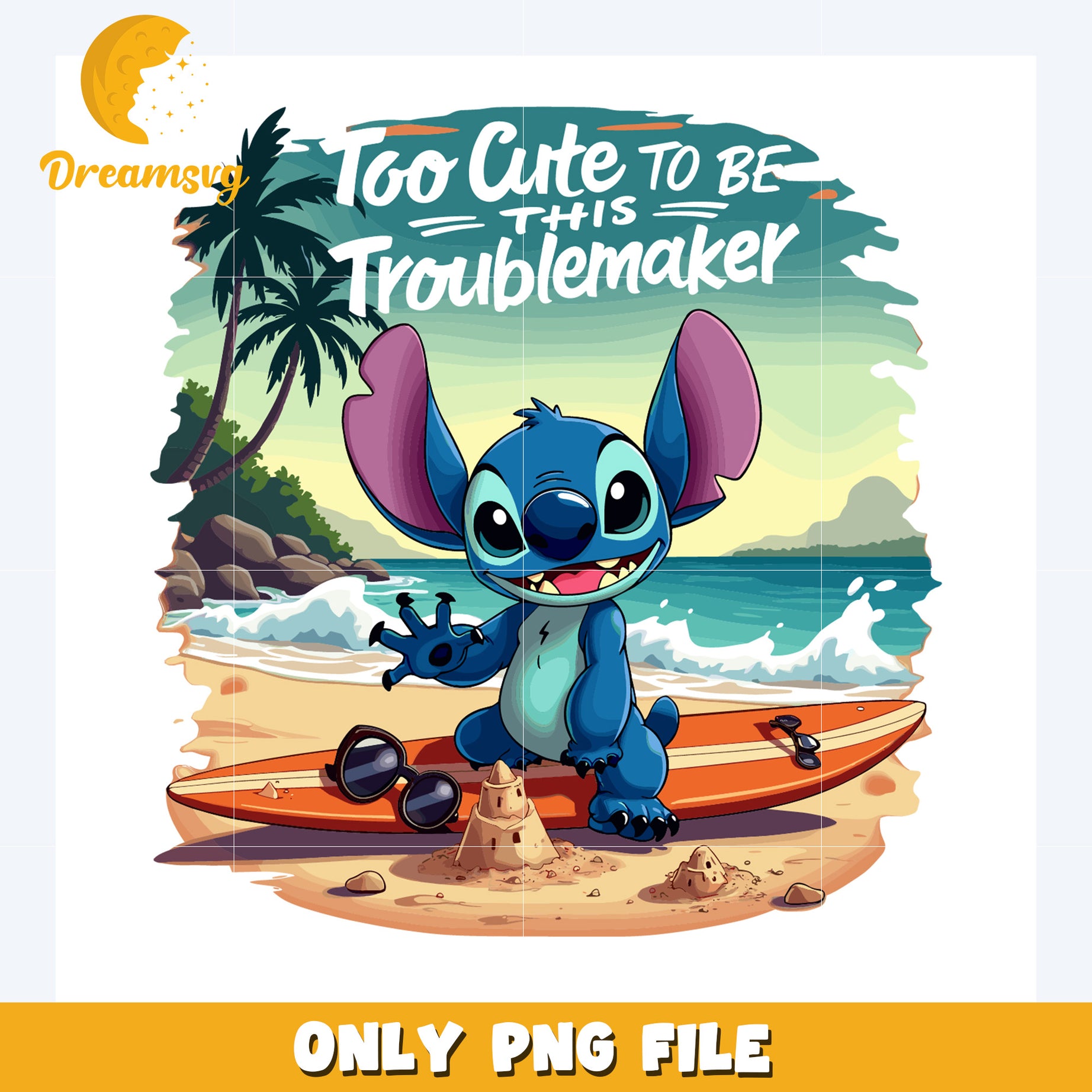 To cute to be this troublemaker png, disney world png, lilo and stitch png