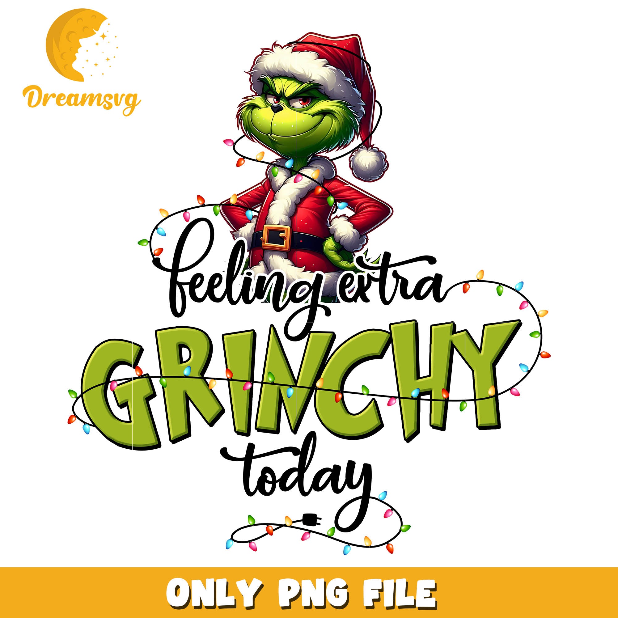 Today feeling extra grinch png, cartoon christmas grinch​​ png